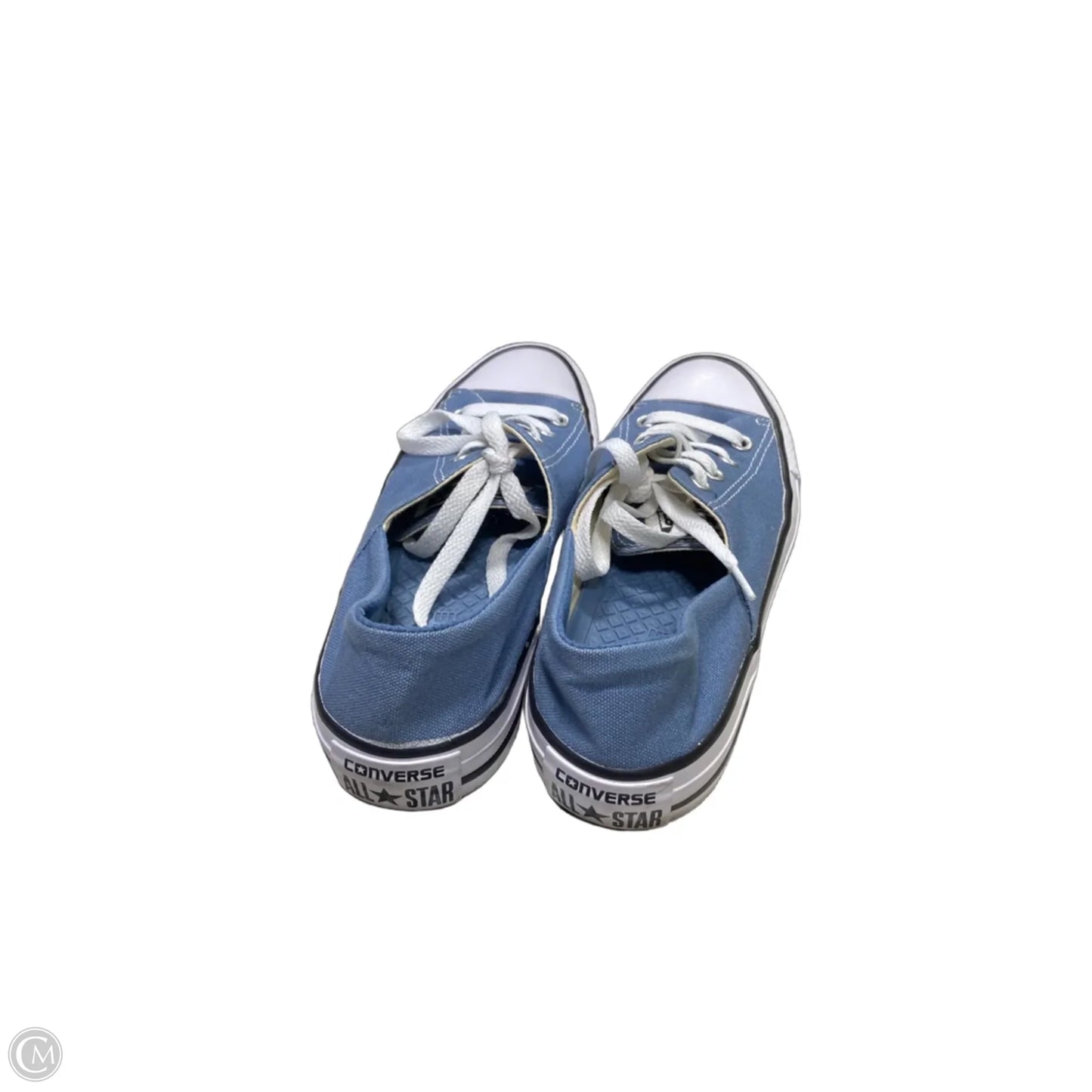 Shoes Sneakers By Converse In Blue & White, Size: 6.5