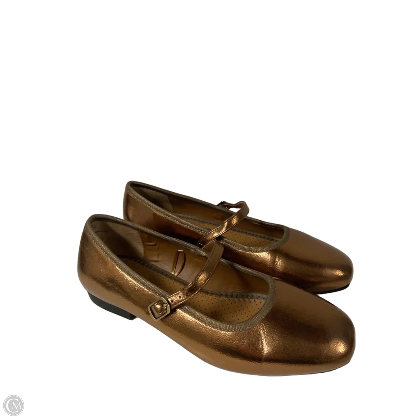 Shoes Flats By White Mountain In Bronze, Size: 8.5