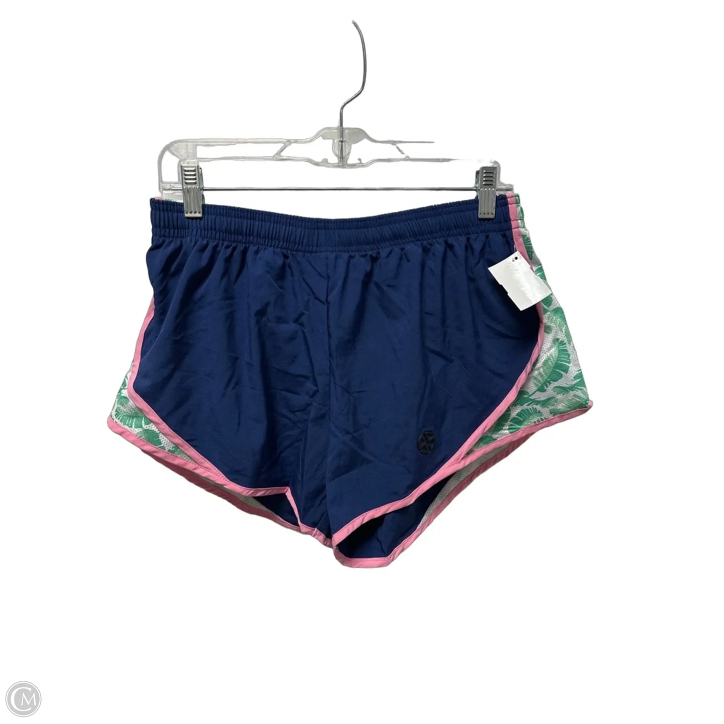 Athletic Shorts By Simply Southern In Blue, Size: L
