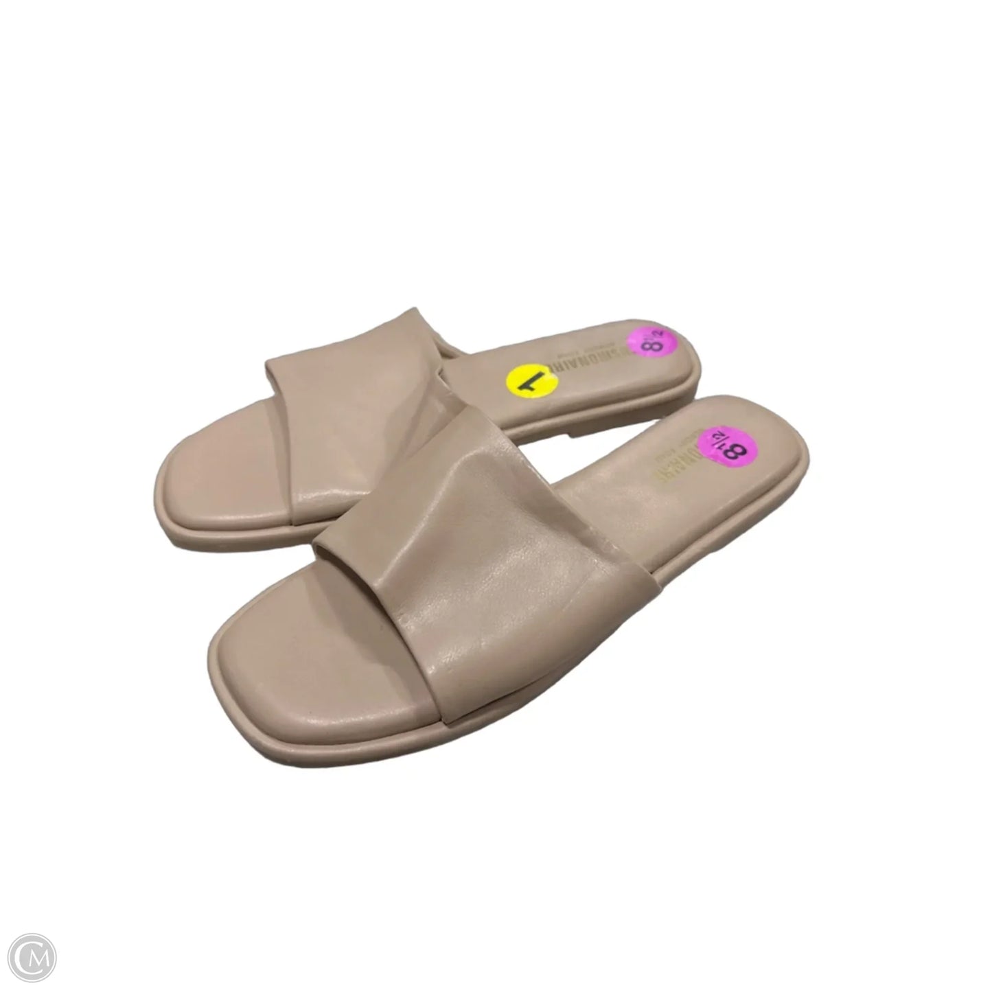 Sandals Flats By Cushionaire In Beige, Size: 8.5