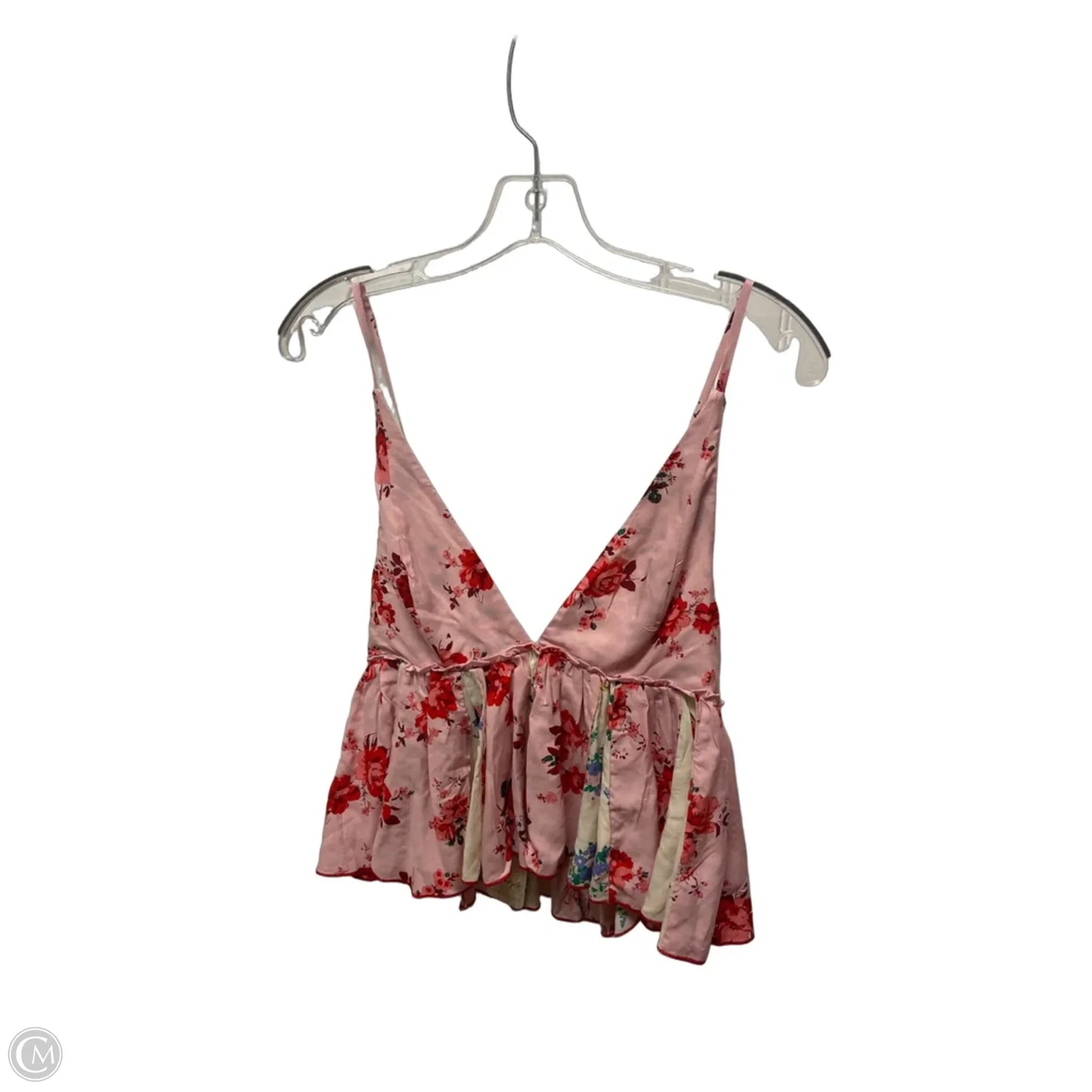 Top Sleeveless By Free People In Floral Print, Size: Xs
