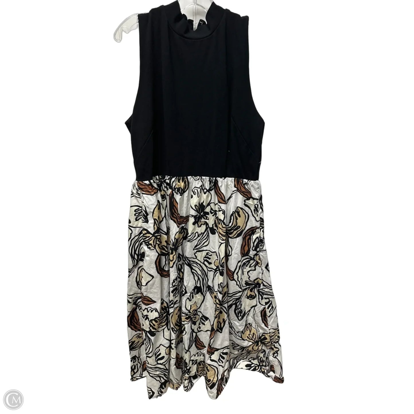Dress Designer By Lilly Pulitzer In Black & Brown, Size: Xl