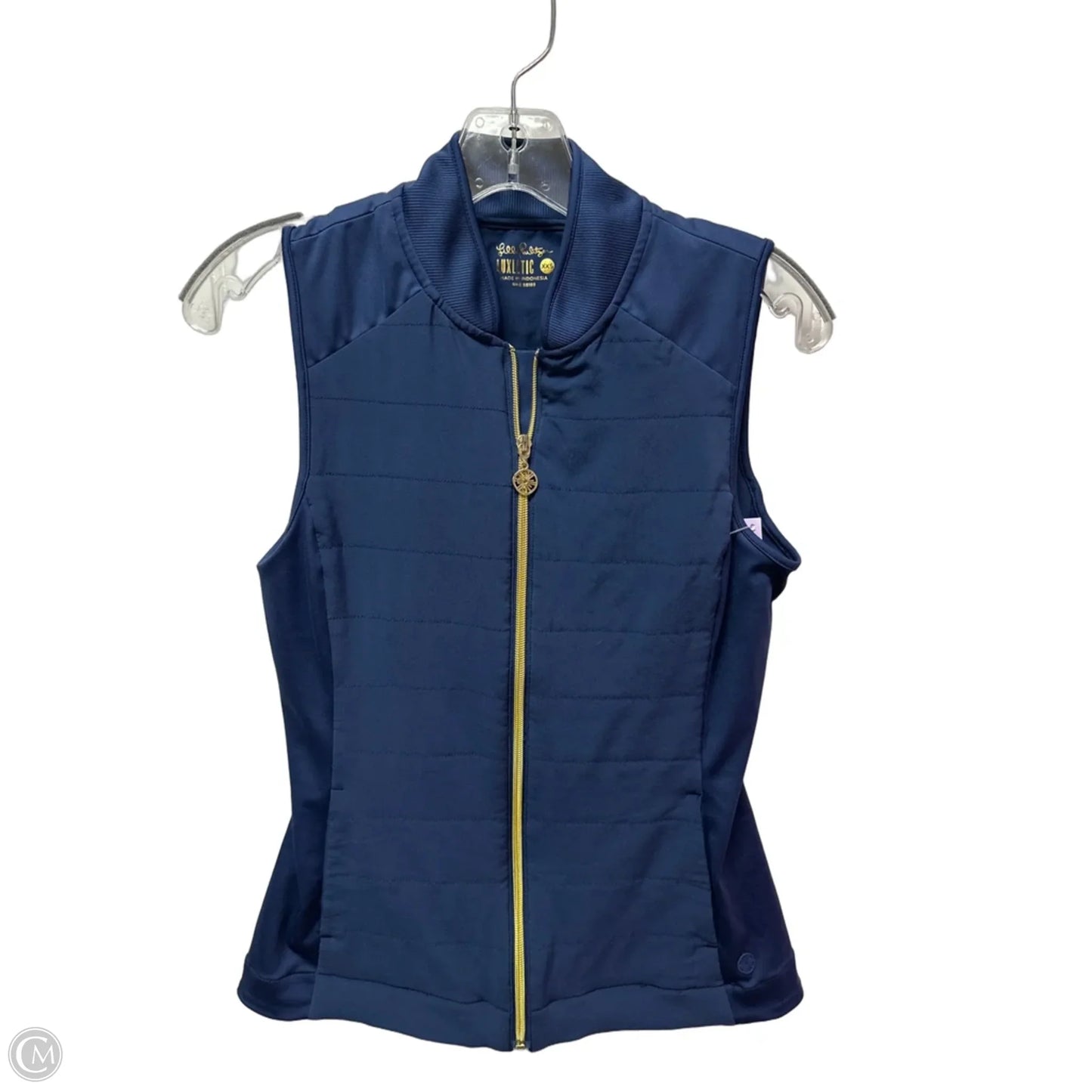 Vest Designer By Lilly Pulitzer In Blue, Size: Xxs