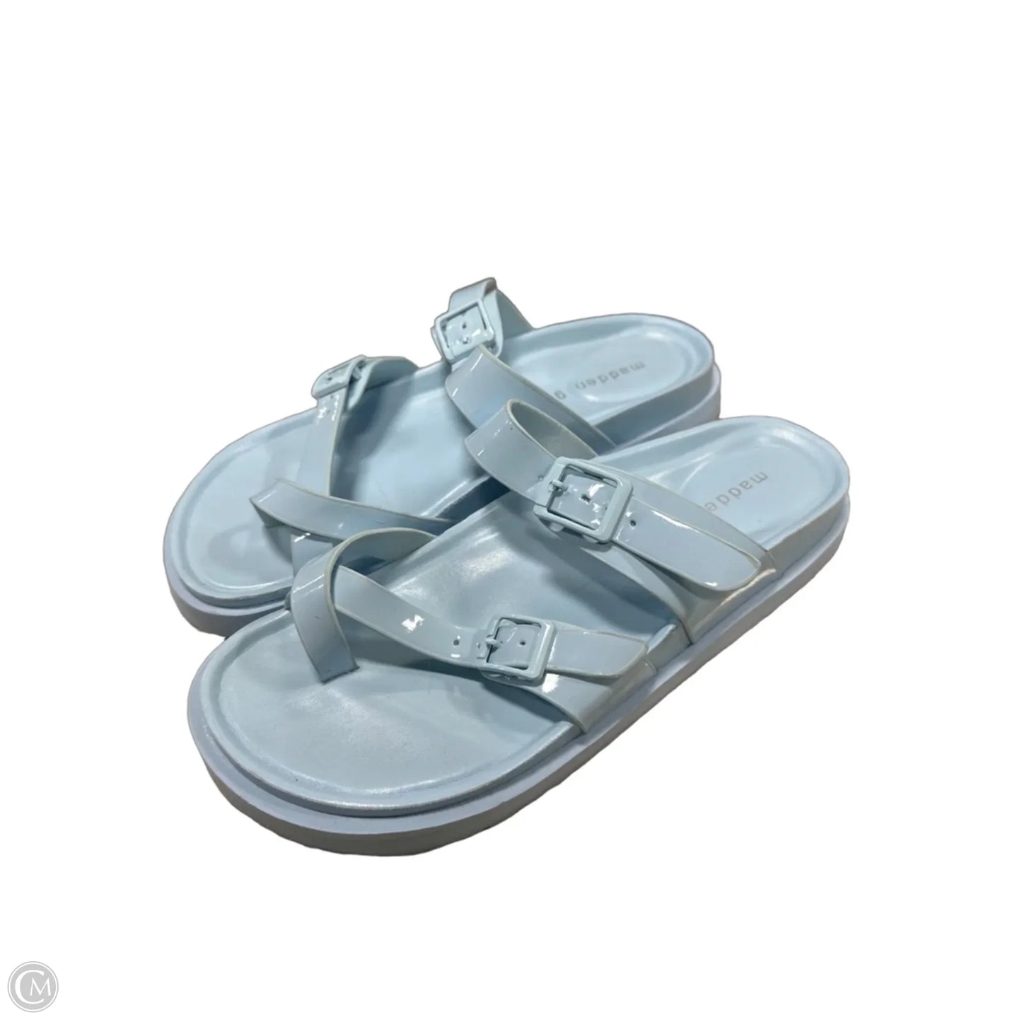 Sandals Flats By Madden Girl In Blue, Size: 7