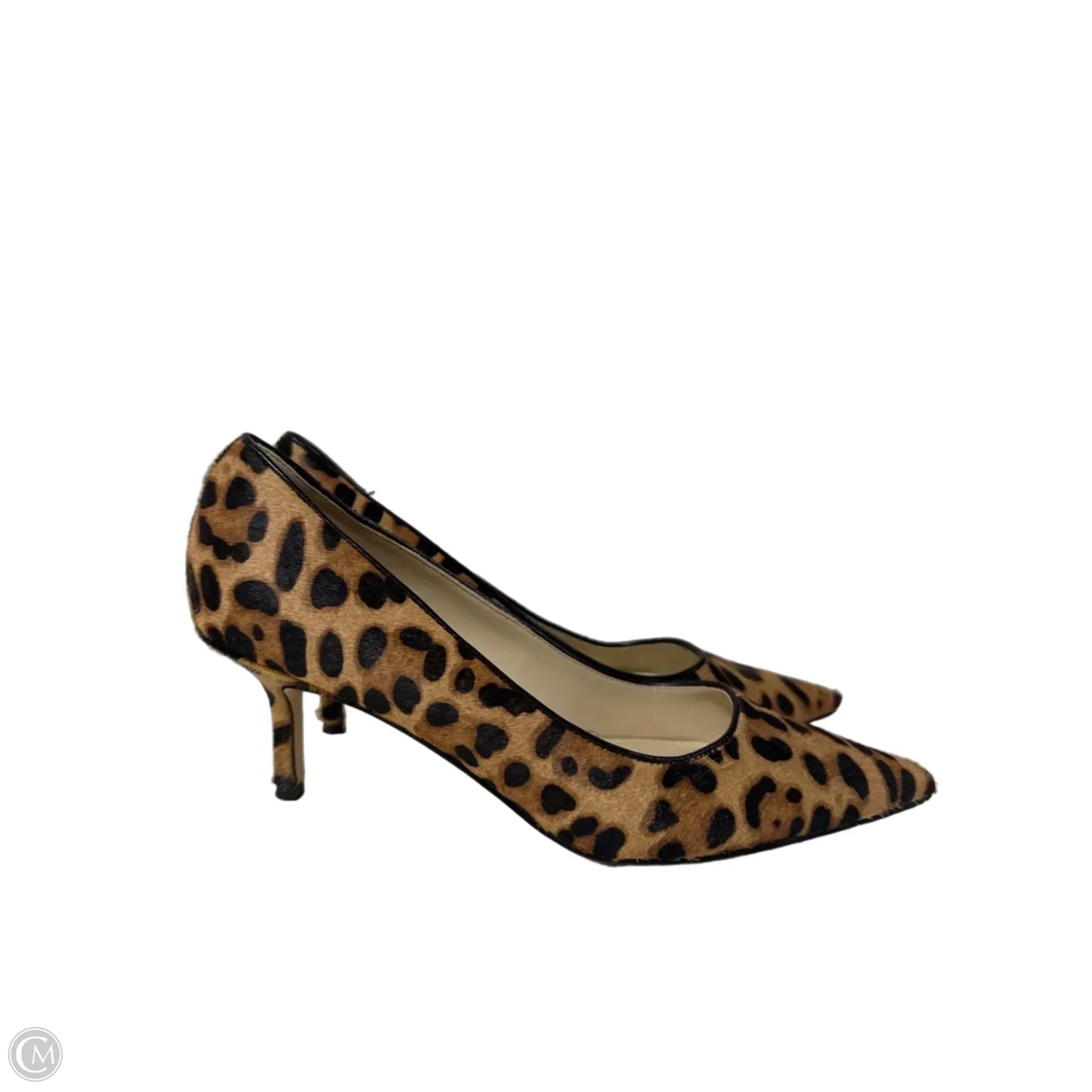 Shoes Heels Kitten By Nine West In Animal Print, Size: 9