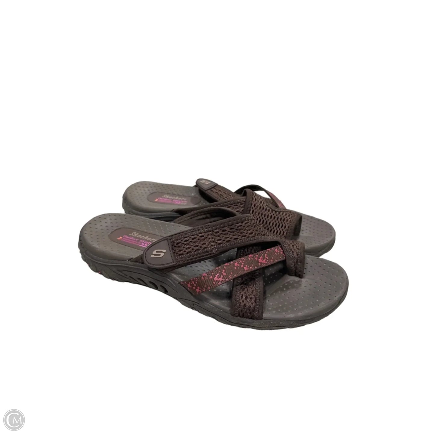 Sandals Flats By Skechers In Brown, Size: 9