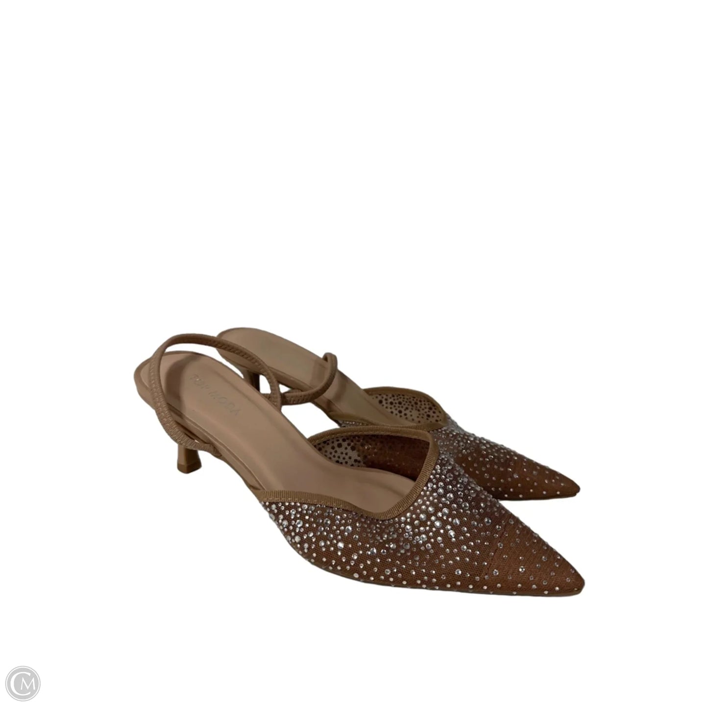 Shoes Heels Stiletto By Top Moda In Beige, Size: 10