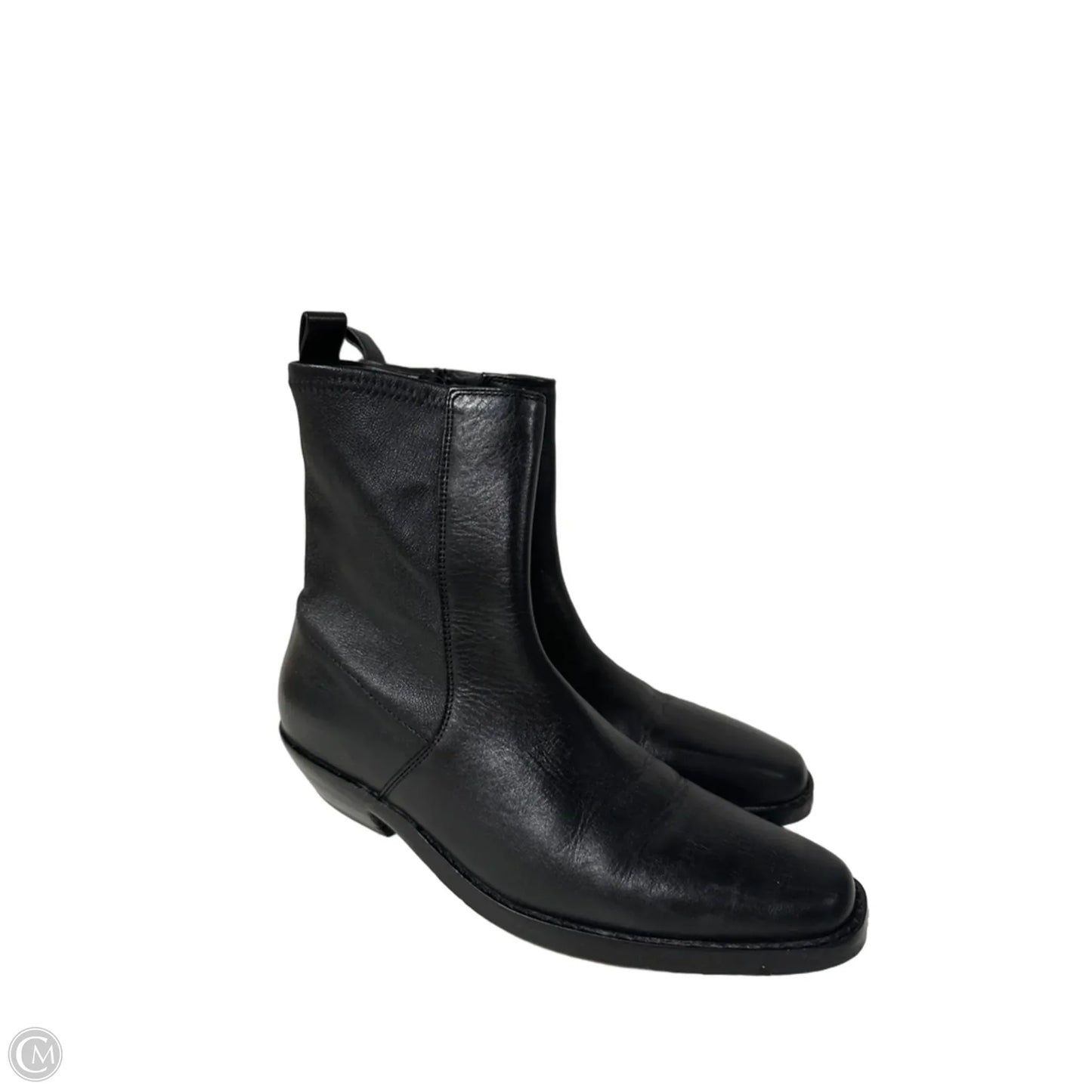 Boots Ankle Flats By Madewell In Black, Size: 6.5