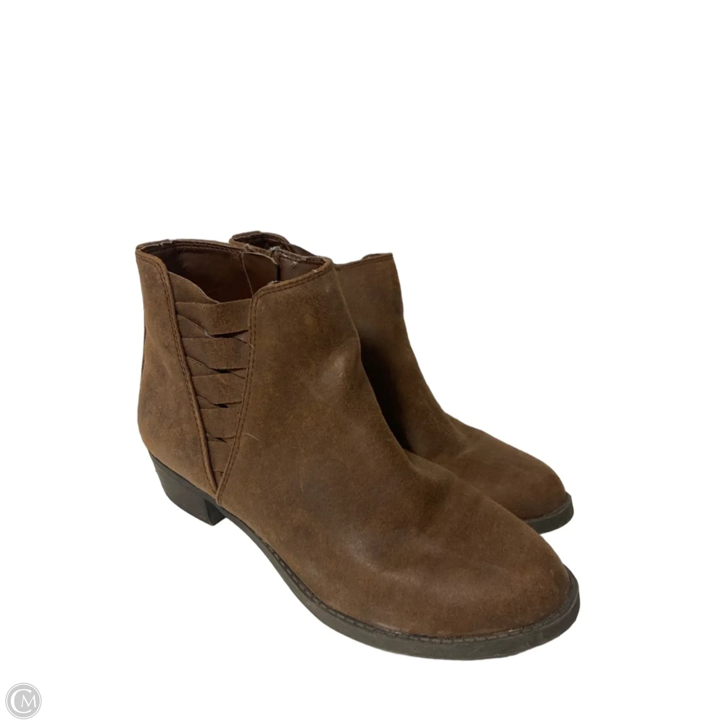 Boots Ankle Heels By Carlos By Carlos Santana In Brown, Size: 6.5