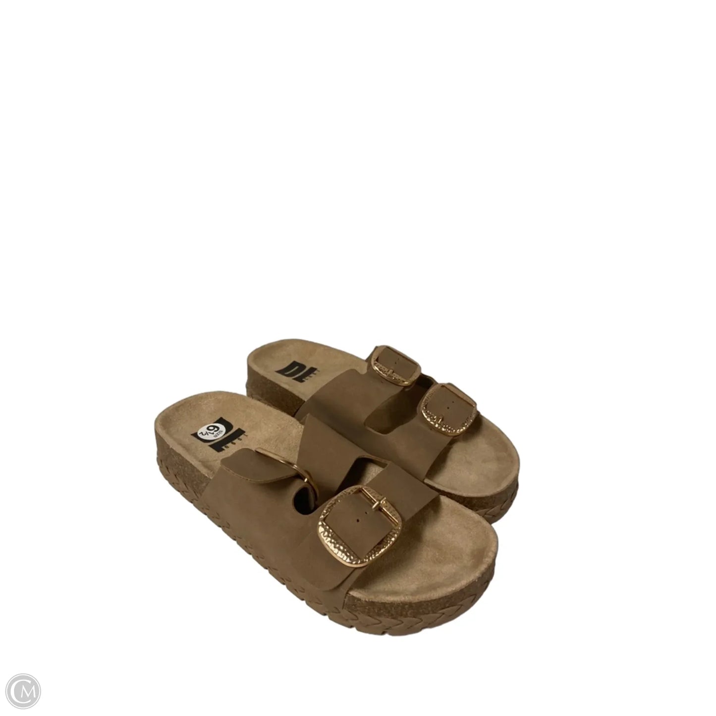 Sandals Flats By Dl1961 In Tan, Size: 6.5
