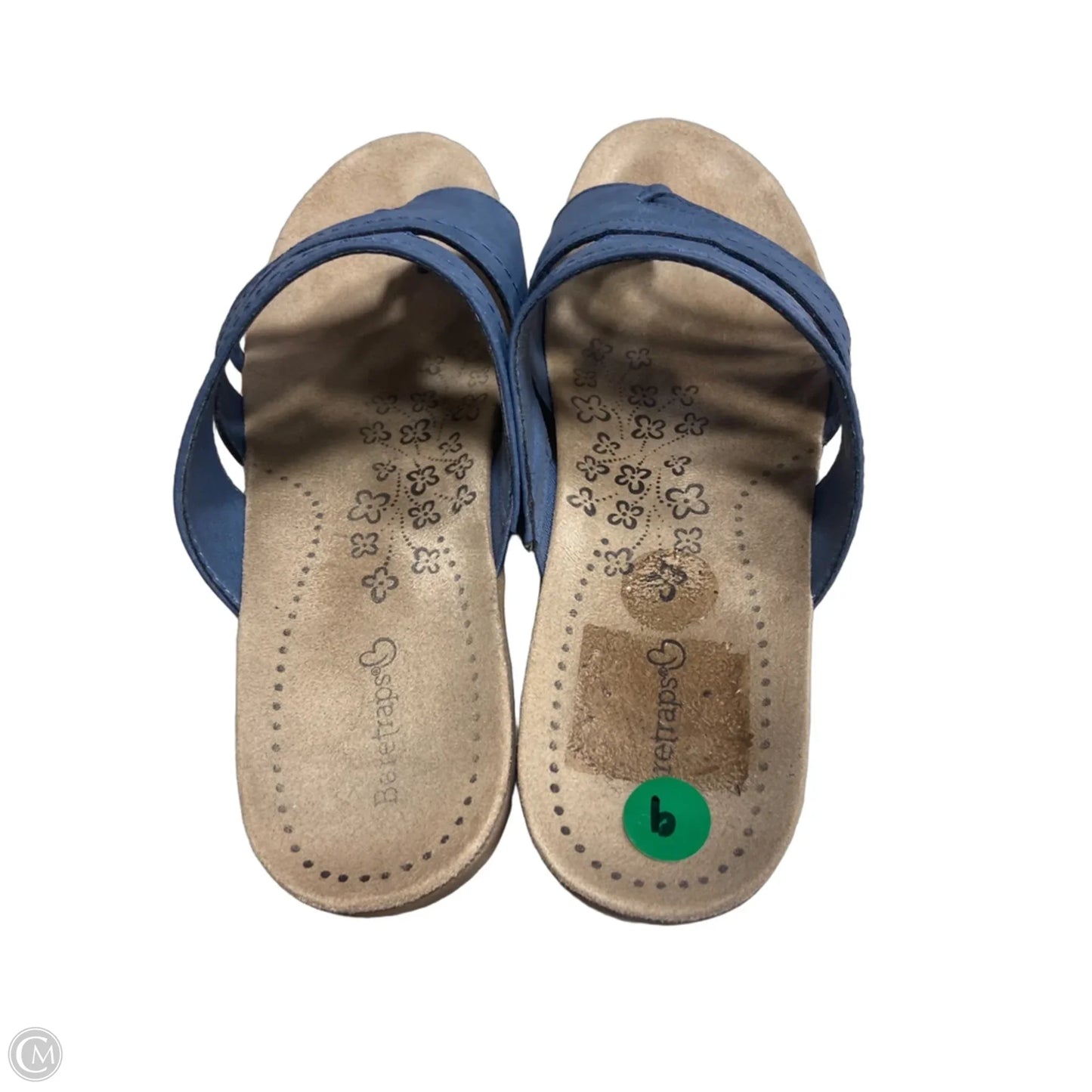 Sandals Flats By Bare Traps In Blue, Size: 9