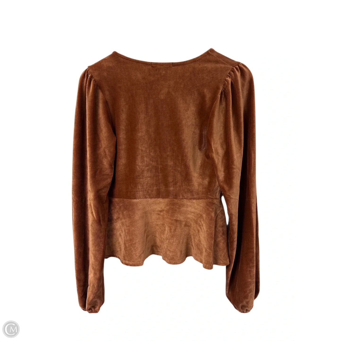 Top Long Sleeve By Ginger G In Orange, Size: M