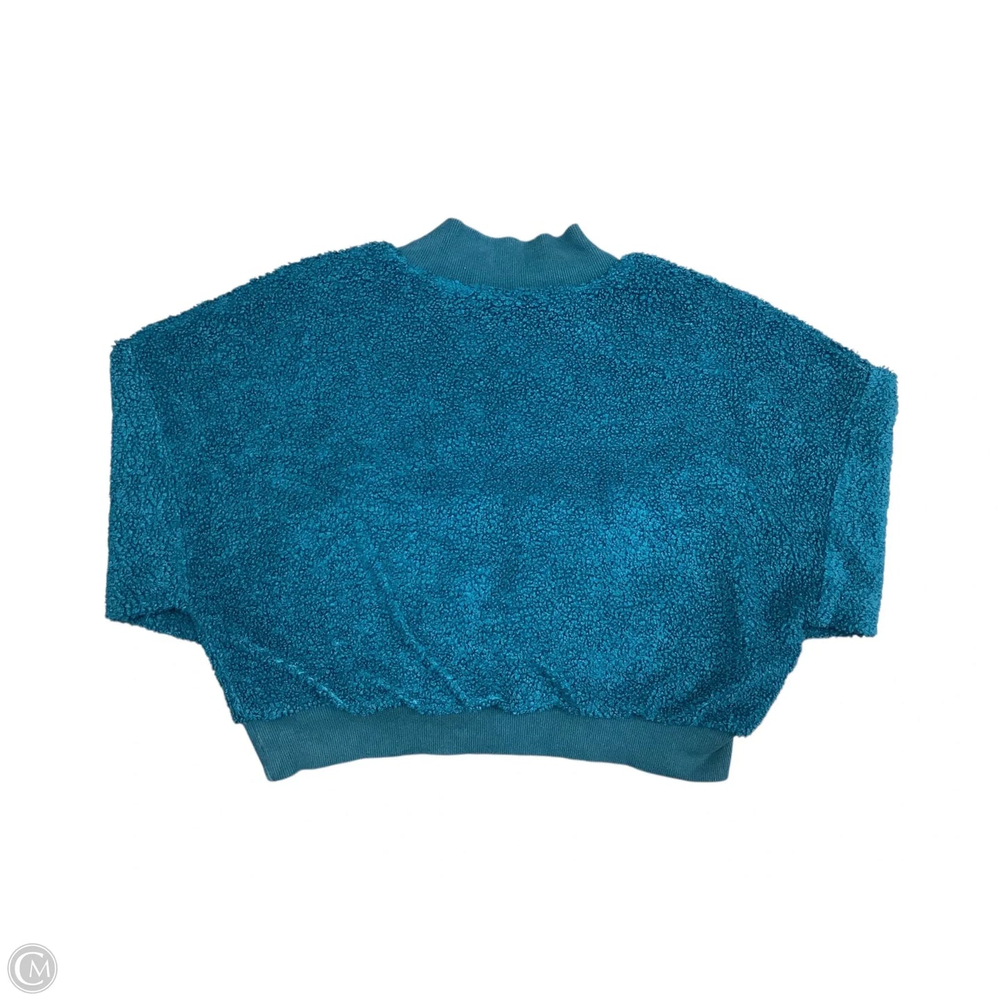 Sweatshirt Crewneck By Fabletics In Teal, Size: M
