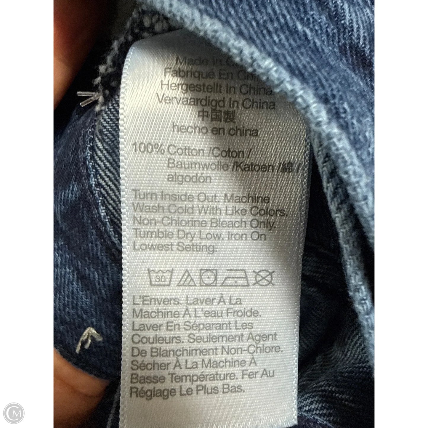 Jeans Boyfriend By Madewell In Blue Denim, Size: 0