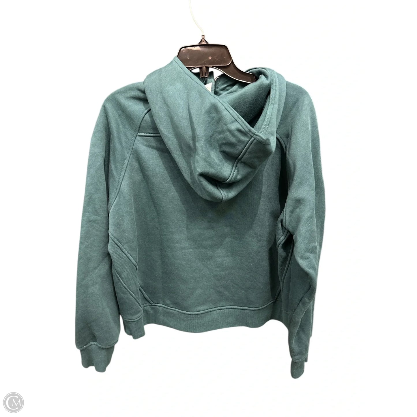 Sweatshirt Hoodie By Danskin In Green, Size: L