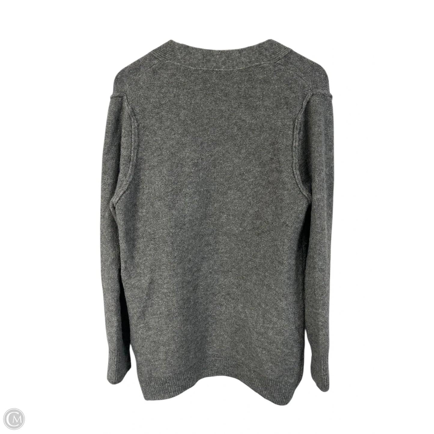 Sweater Cardigan By Staccato In Grey, Size: M
