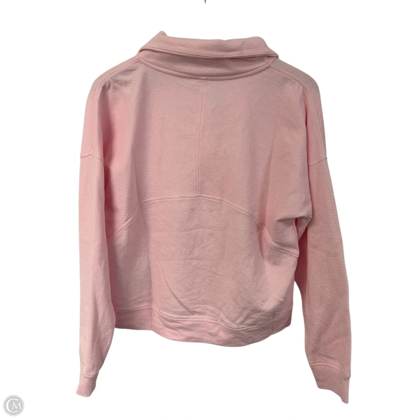 Sweatshirt Collar By Danskin In Pink, Size: S