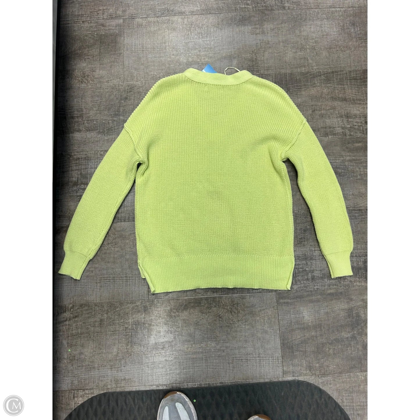 Sweater By Rachel Zoe In Chartreuse, Size: M