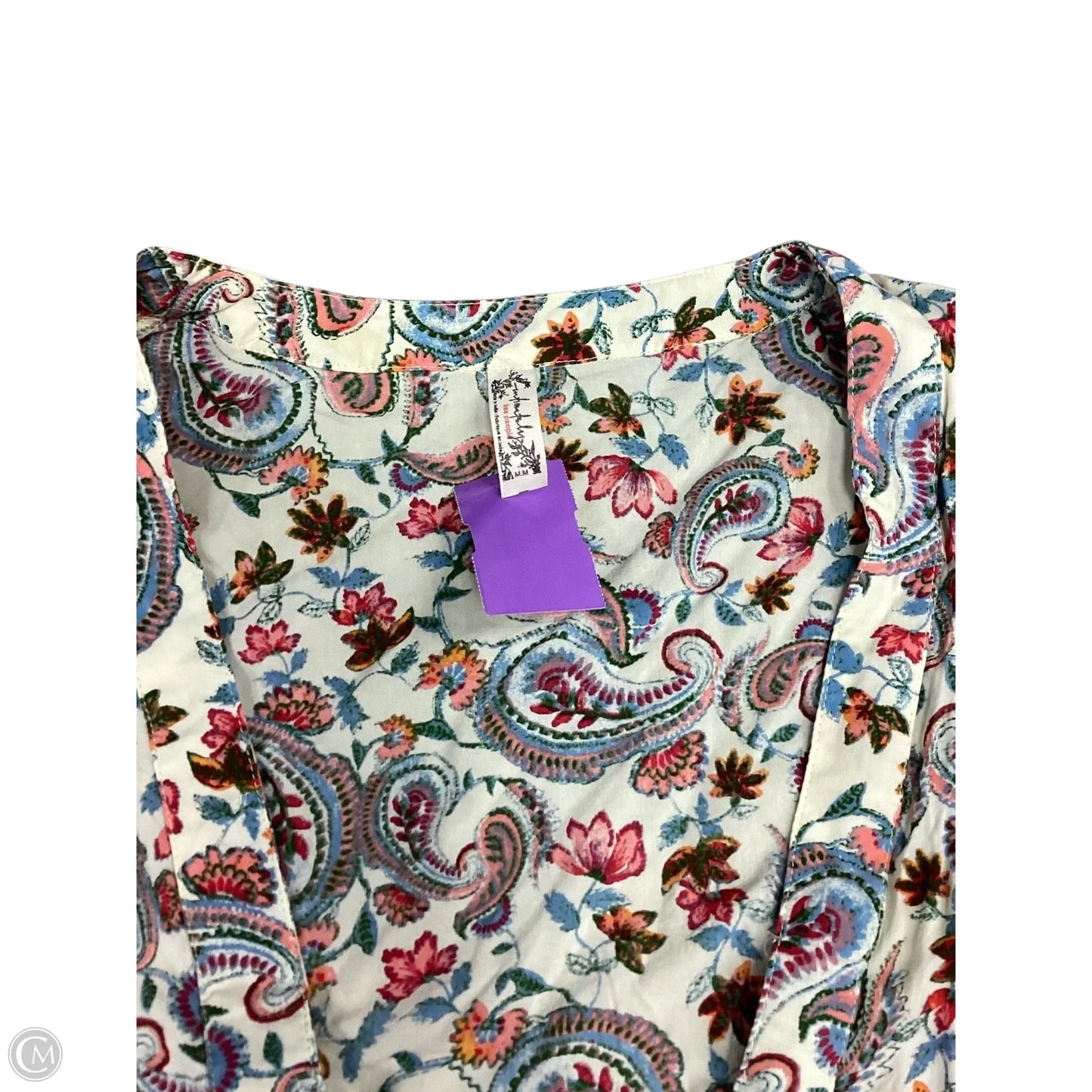 Bodysuit By Free People In Paisley Print, Size: M