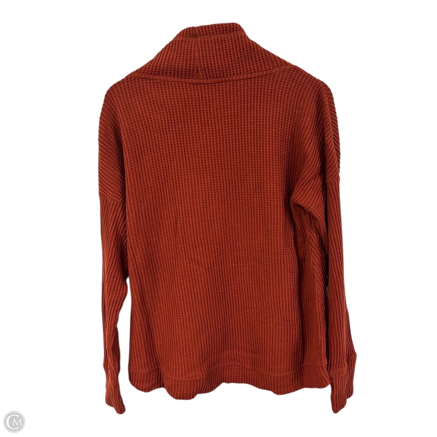Top Long Sleeve By Clothes Mentor In Orange, Size: M