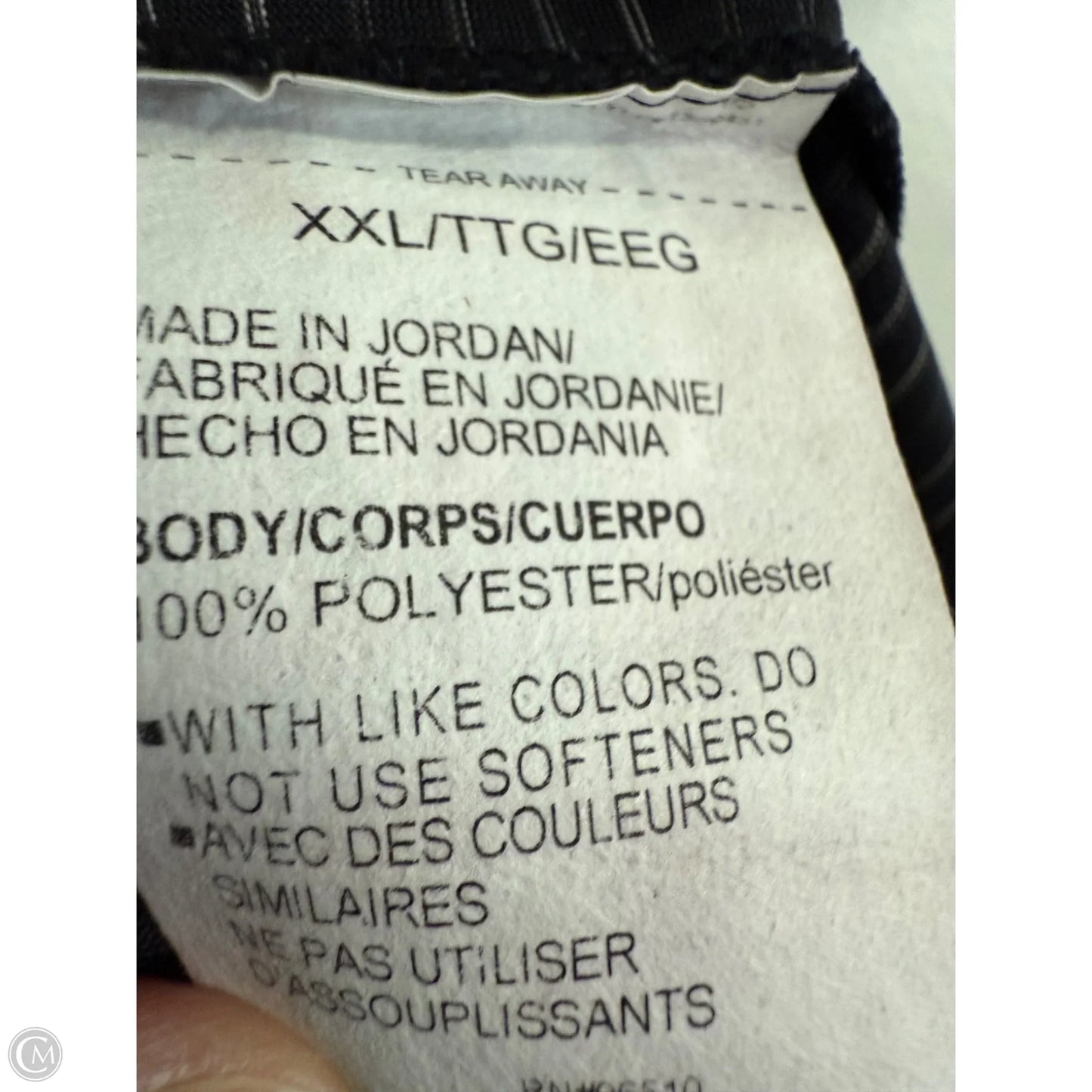 Athletic Top Short Sleeve By Under Armour In Black, Size: 2x