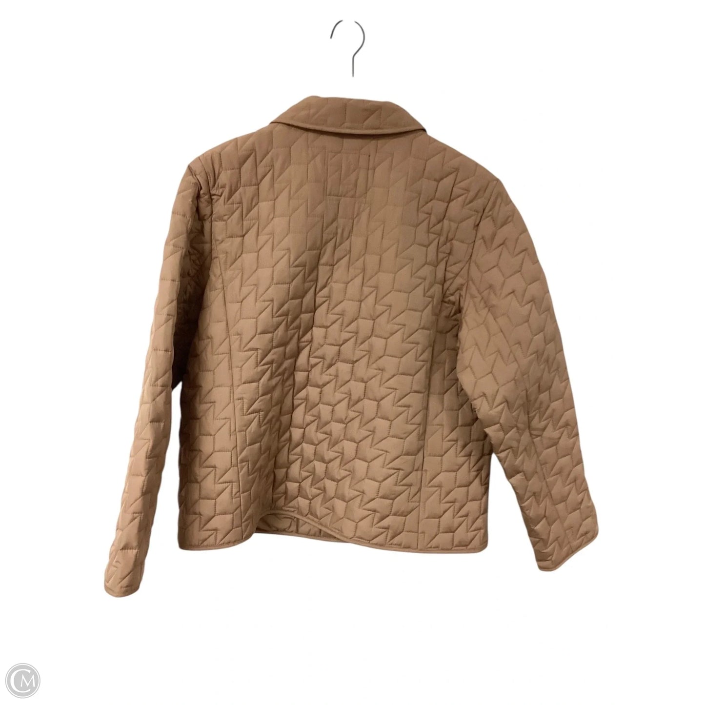 Jacket Puffer & Quilted By Talbots In Tan, Size: Xl