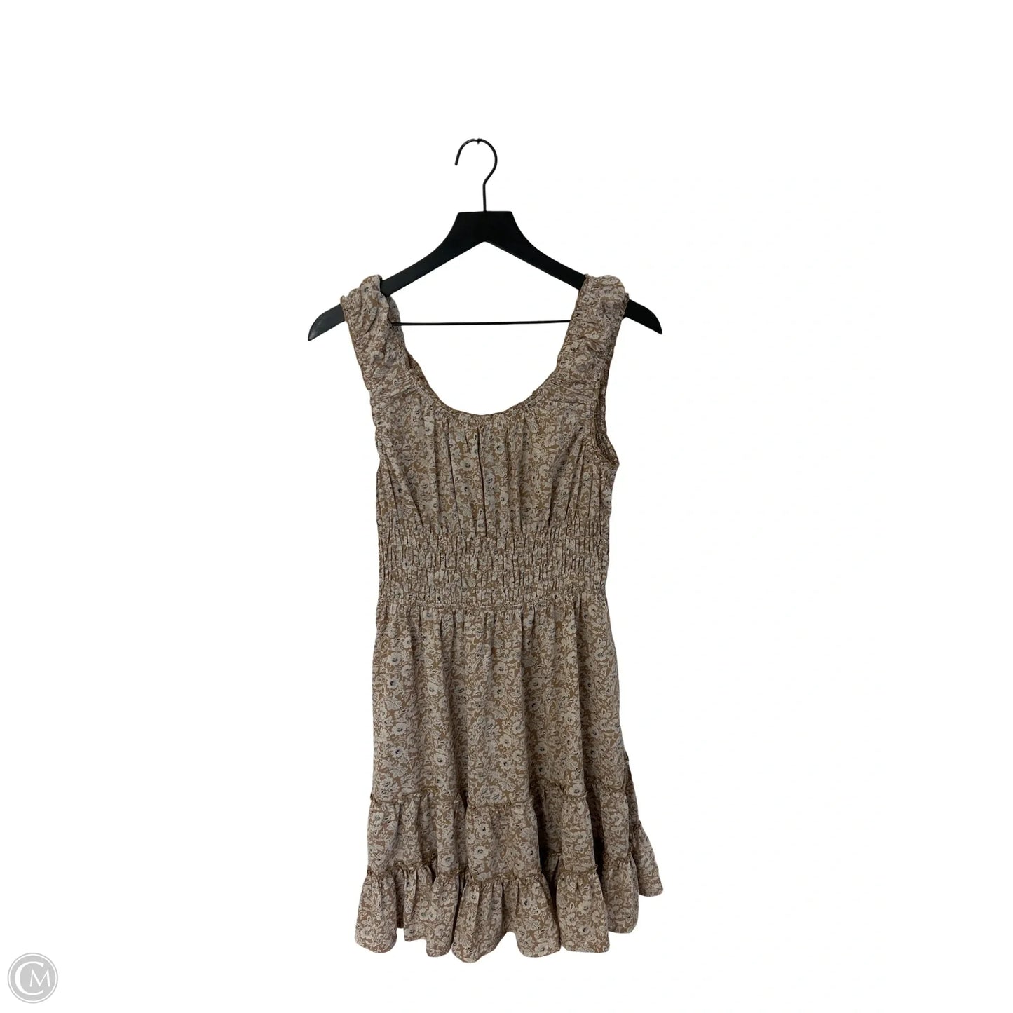 Dress Casual Short By Leela & Lavender In Tan, Size: M