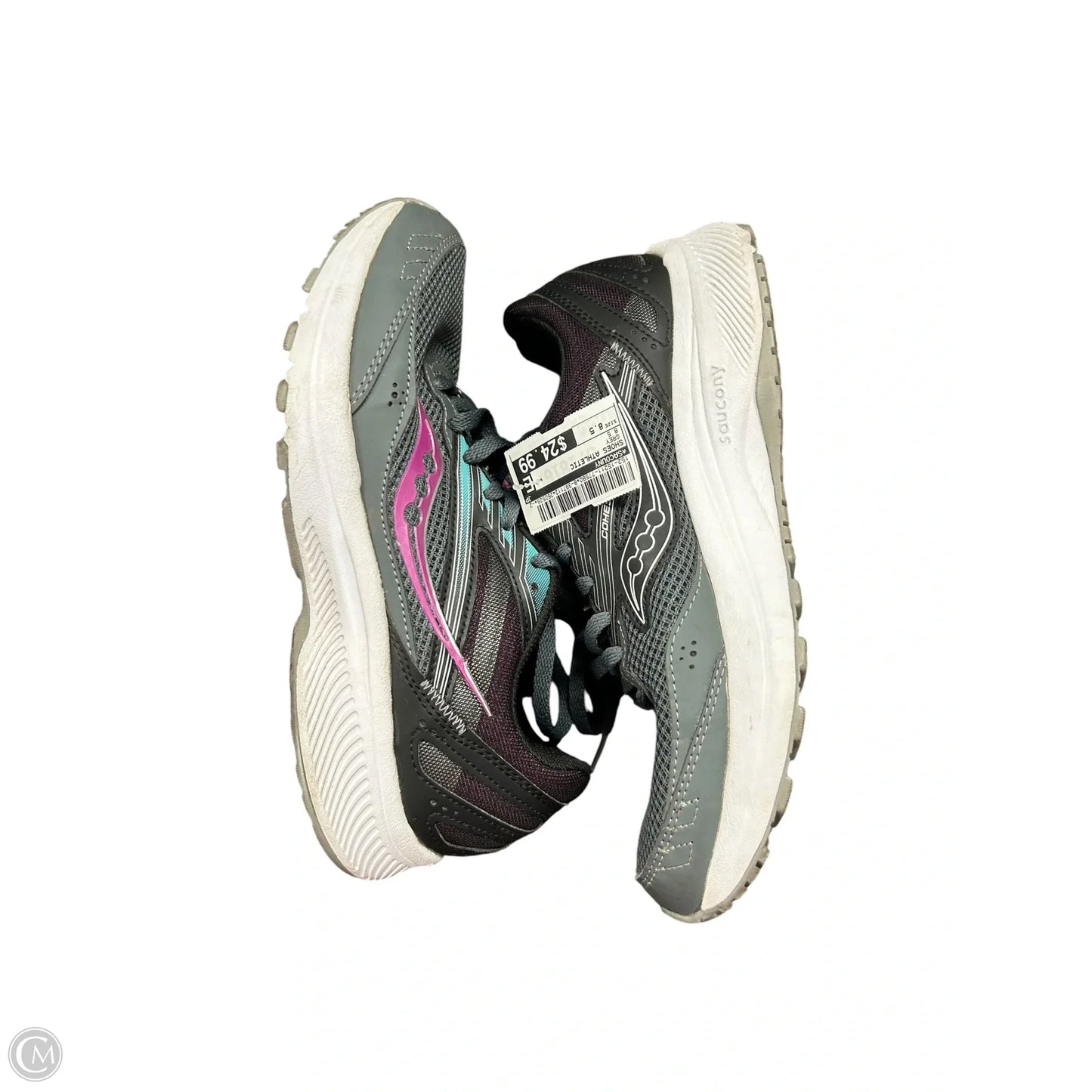 Shoes Athletic By Sacouny In Grey, Size: 8.5