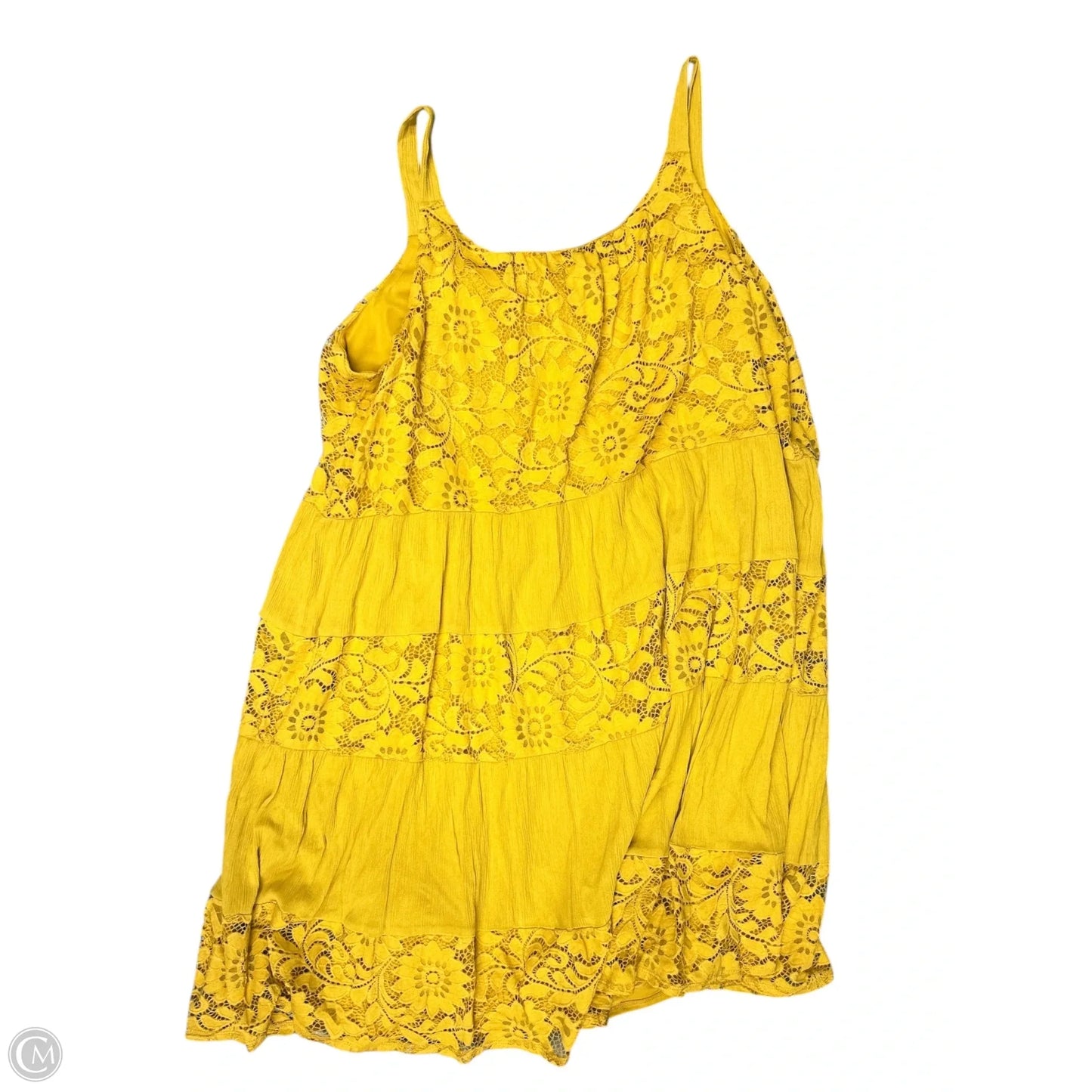 Dress Casual Short By Lane Bryant In Yellow, Size: 4x