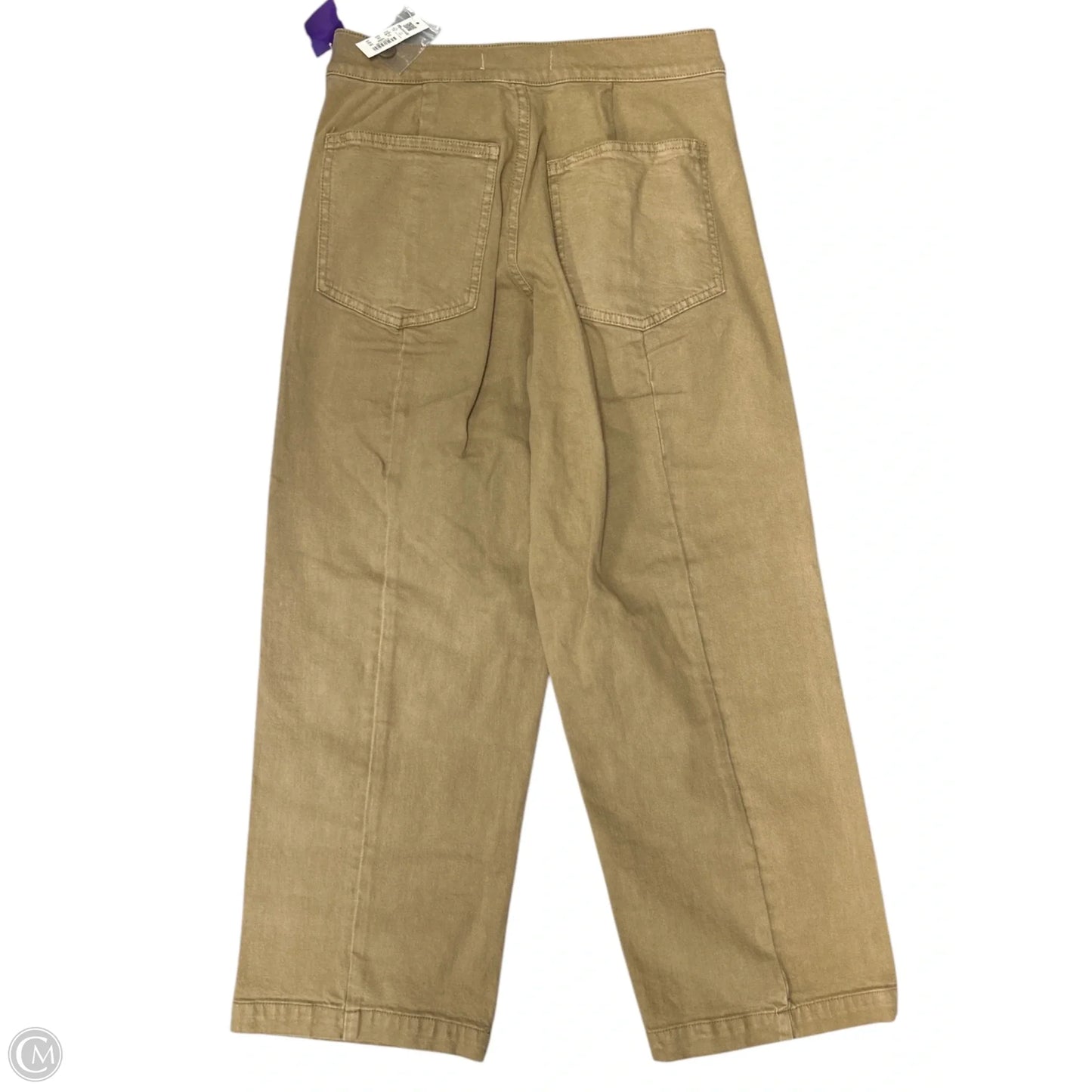 Jeans Cropped By Madewell In Tan Denim, Size: 2