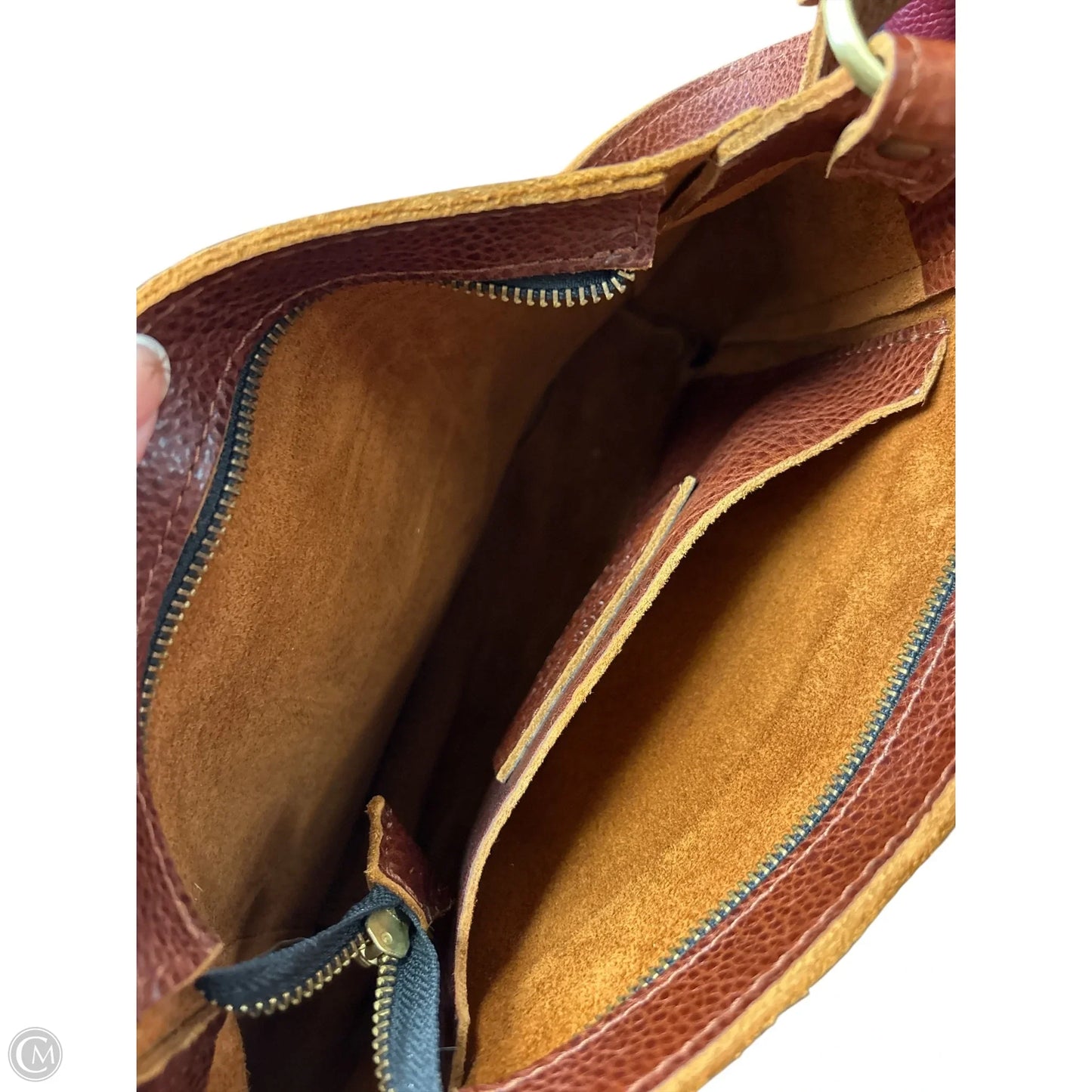 Handbag Leather By Portland Leather, Size: Medium