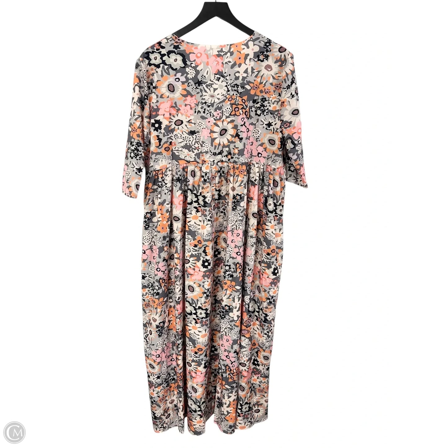 Dress Casual Midi By Clothes Mentor In Floral Print, Size: Xl