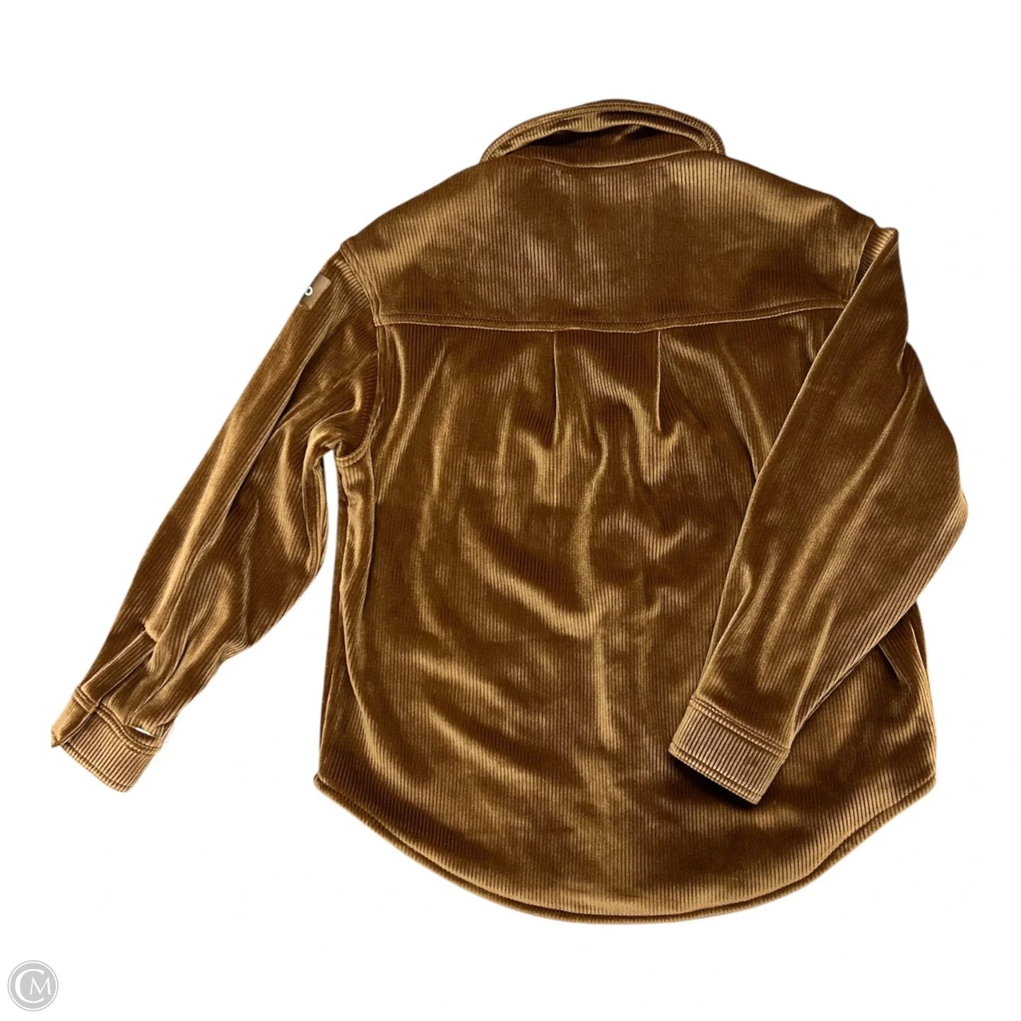 Jacket Shirt By Alo In Brown, Size: Xs