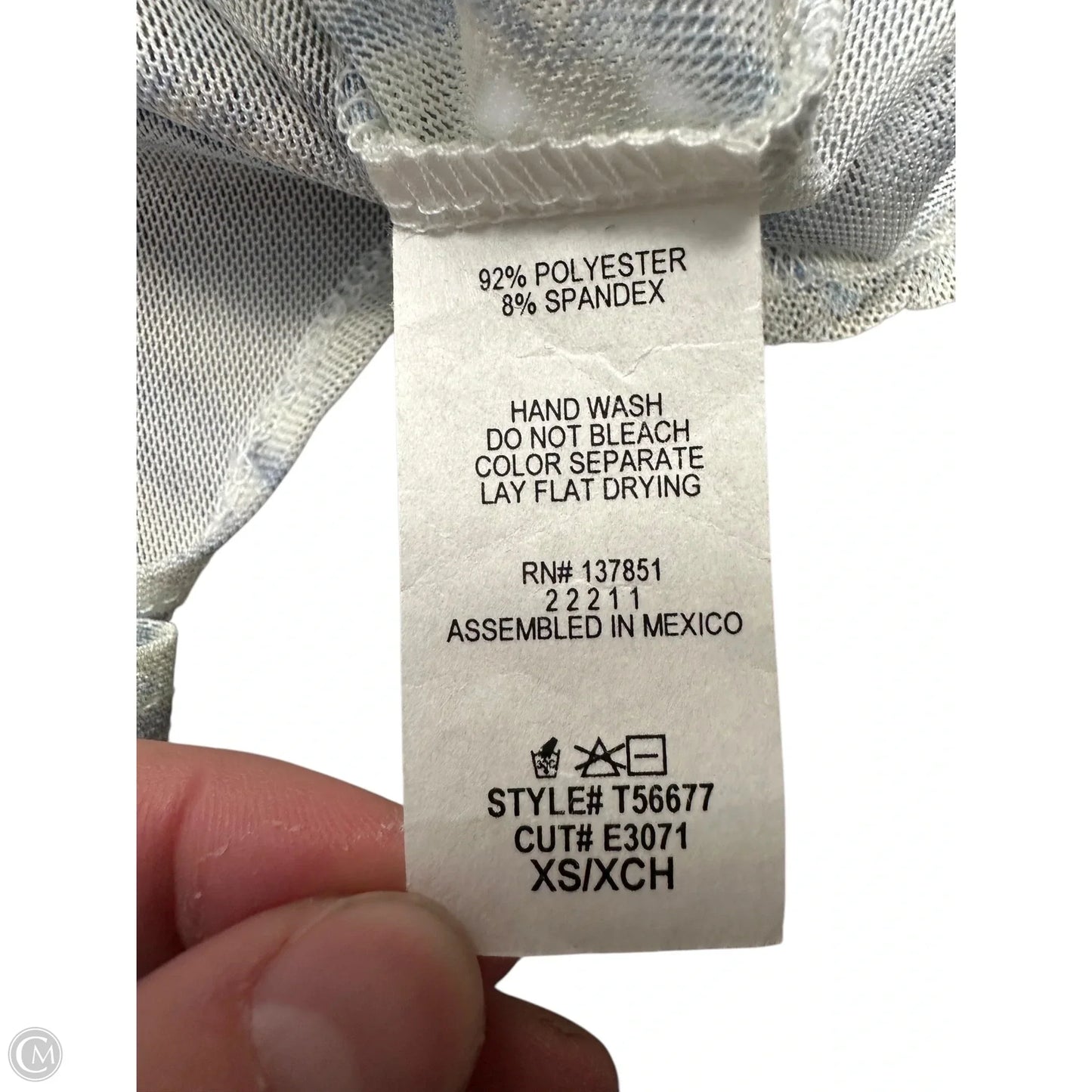 Bodysuit By Gaze In Blue, Size: Xs