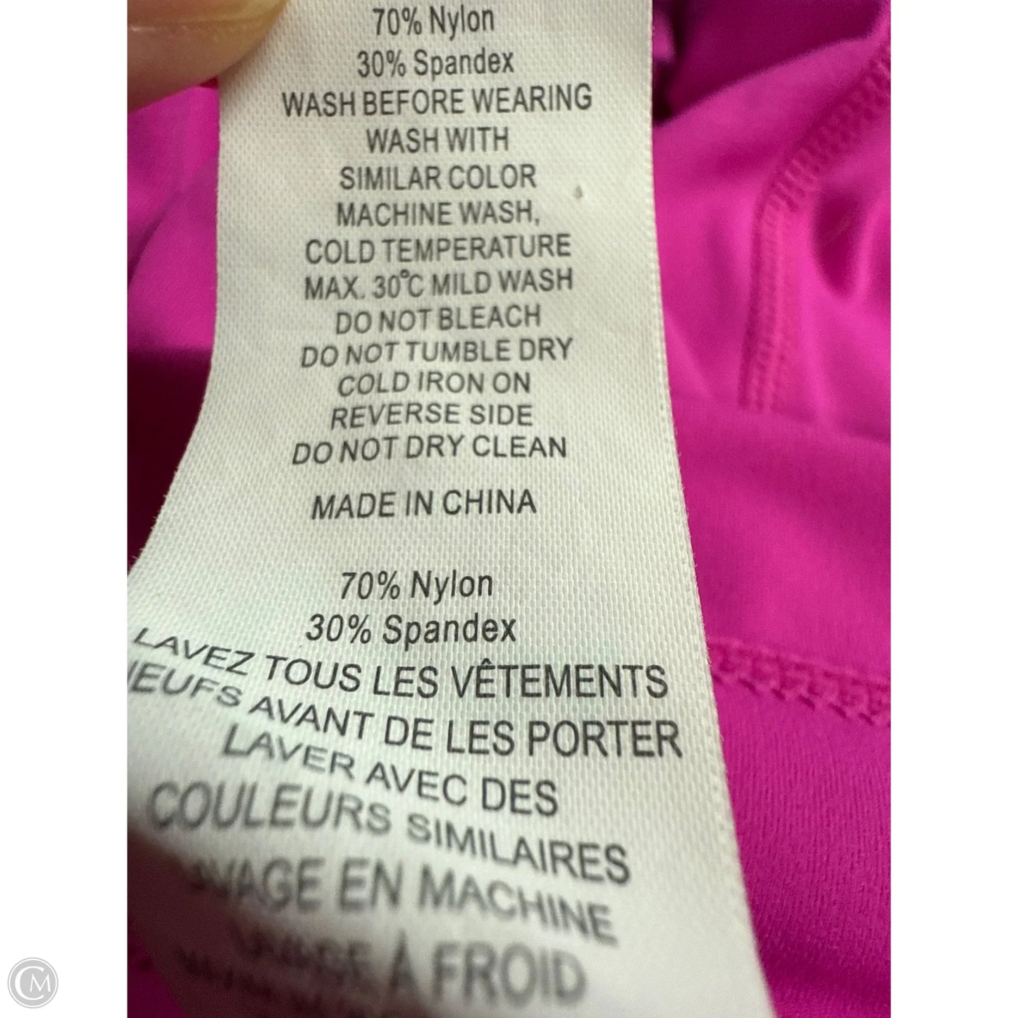 Athletic Leggings By Zyia In Pink, Size: 12