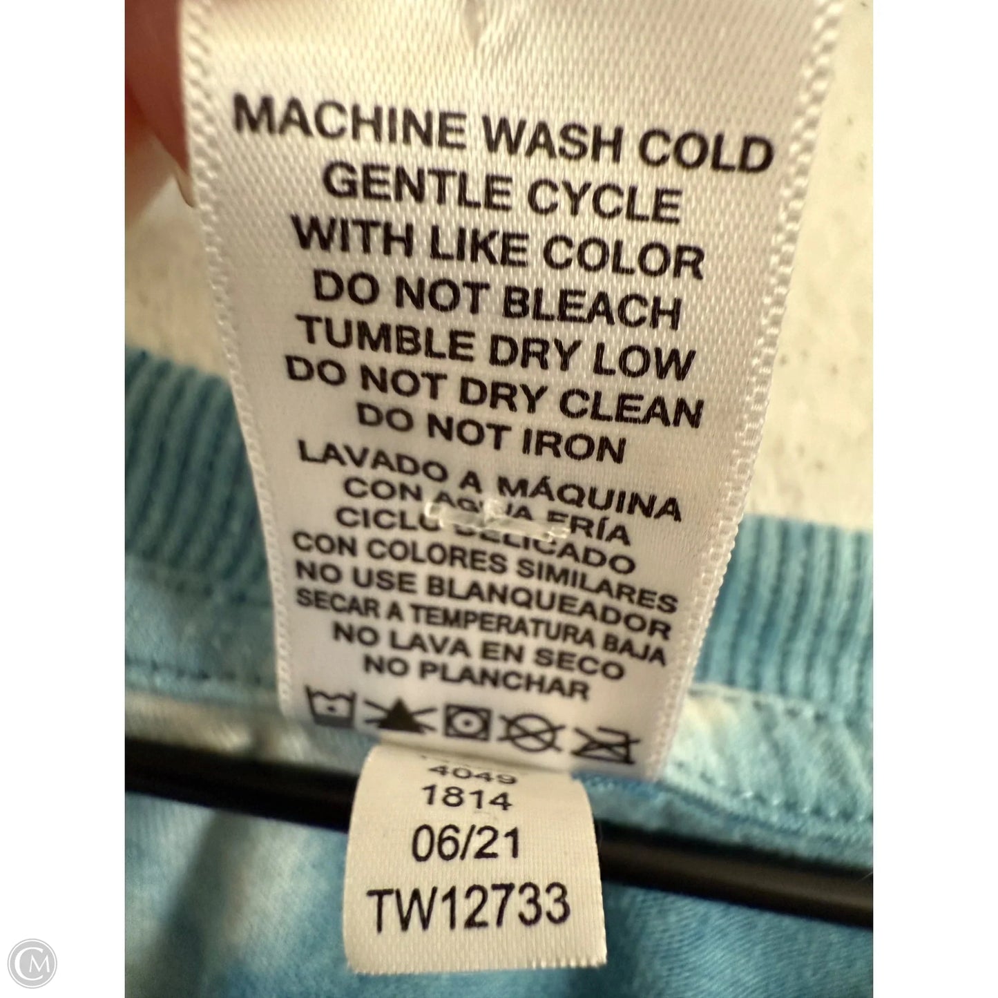 Athletic Tank Top By 90 Degrees By Reflex In Aqua, Size: S