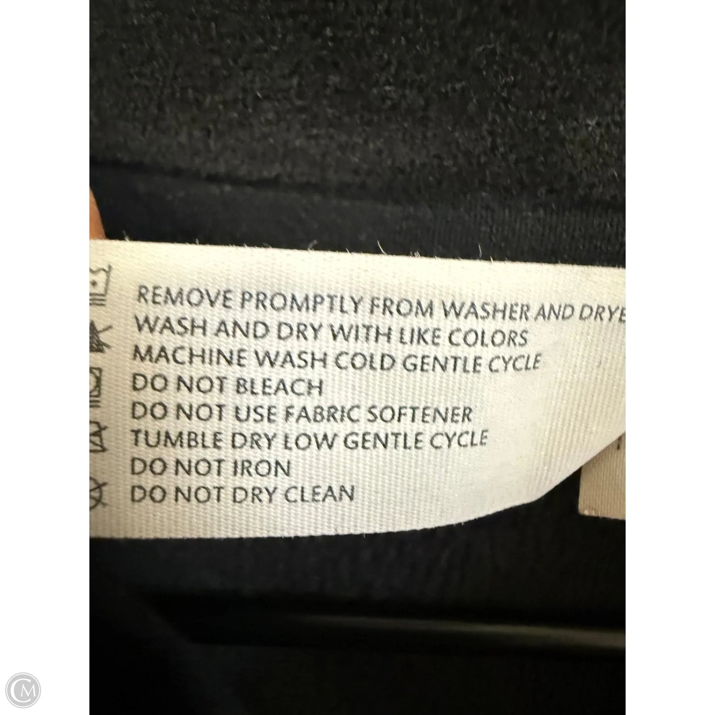 Sweatshirt Crewneck By 90 Degrees By Reflex In Black, Size: L