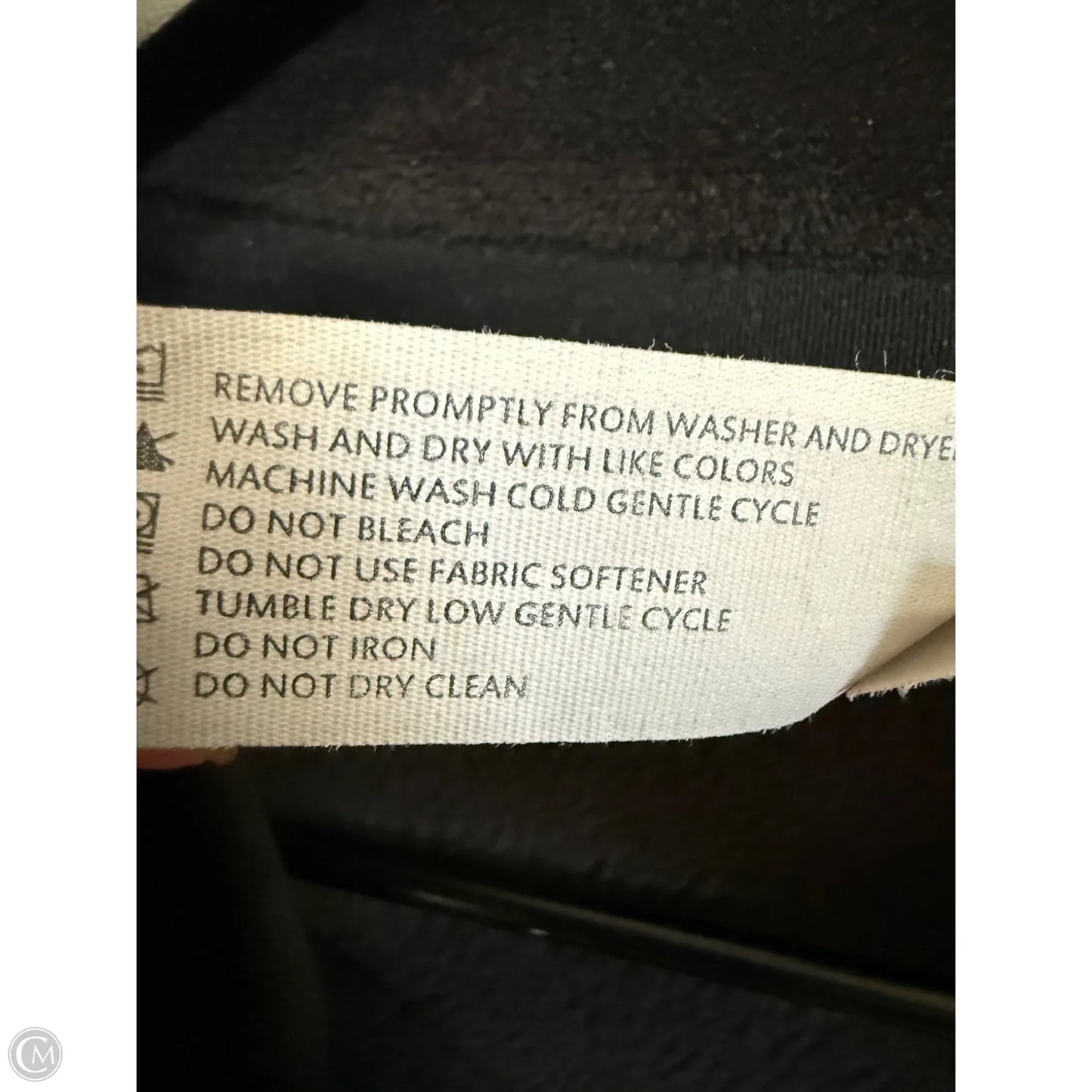 Sweatshirt Crewneck By 90 Degrees By Reflex In Black, Size: M