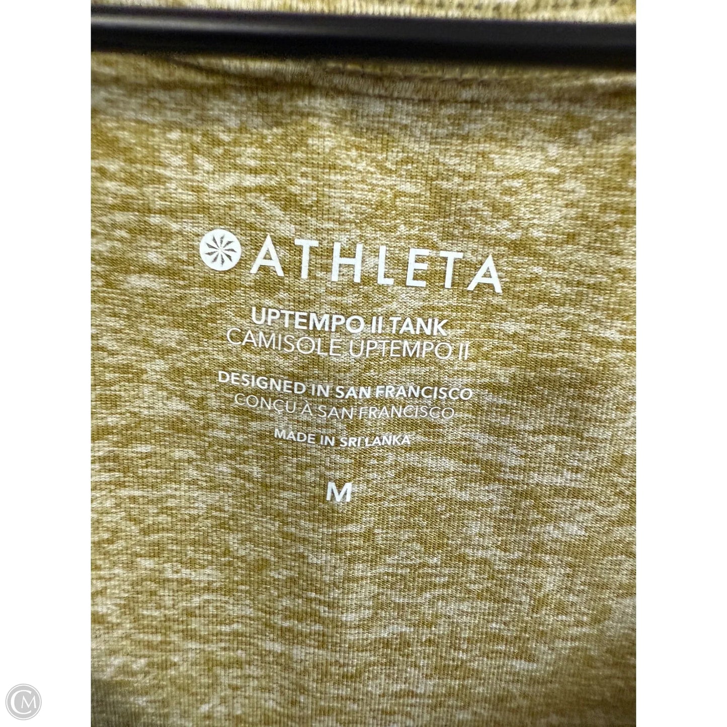 Athletic Tank Top By Athleta In Green, Size: M