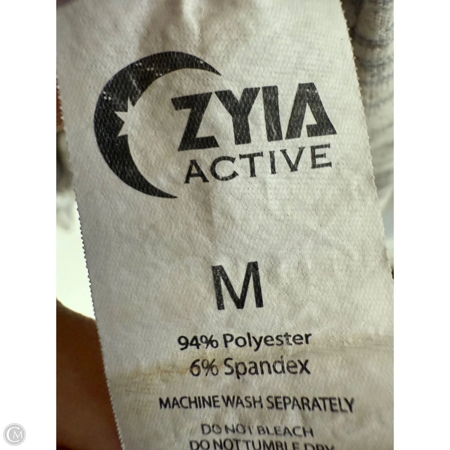 Athletic Top Long Sleeve Crewneck By Zyia In Grey, Size: M