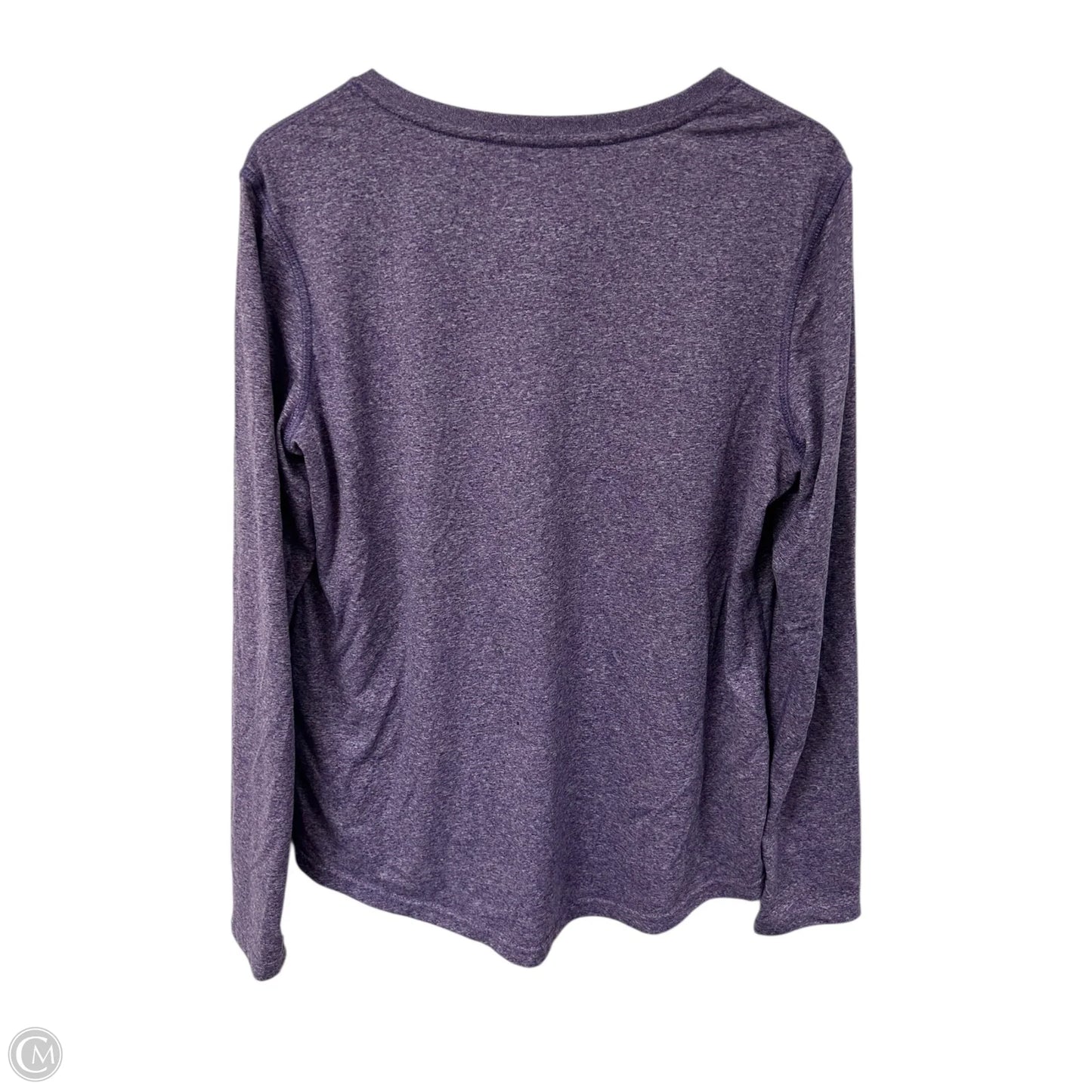 Athletic Top Long Sleeve Crewneck By Danskin Now In Purple, Size: Xl