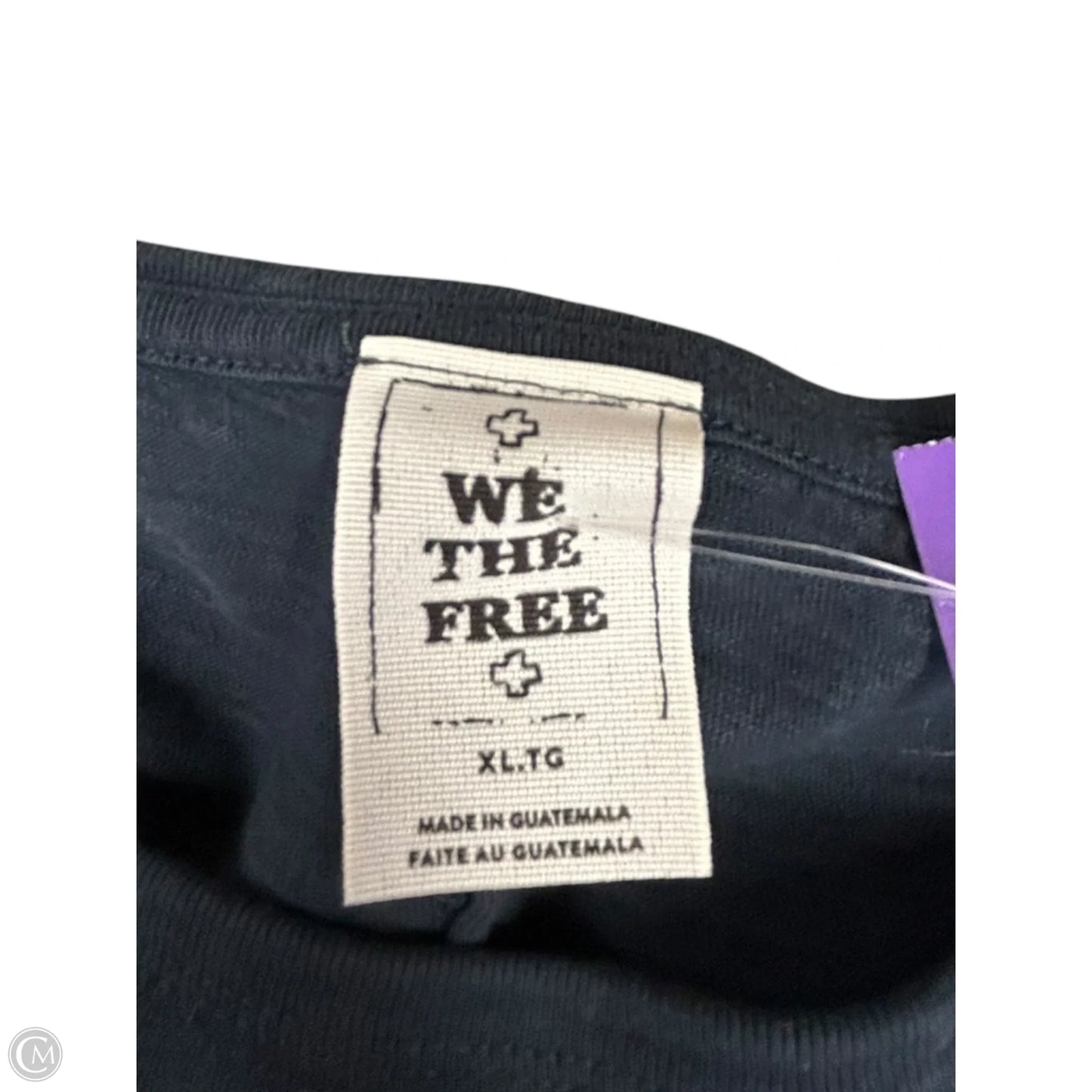 Top Short Sleeve By We The Free In Navy, Size: Xl