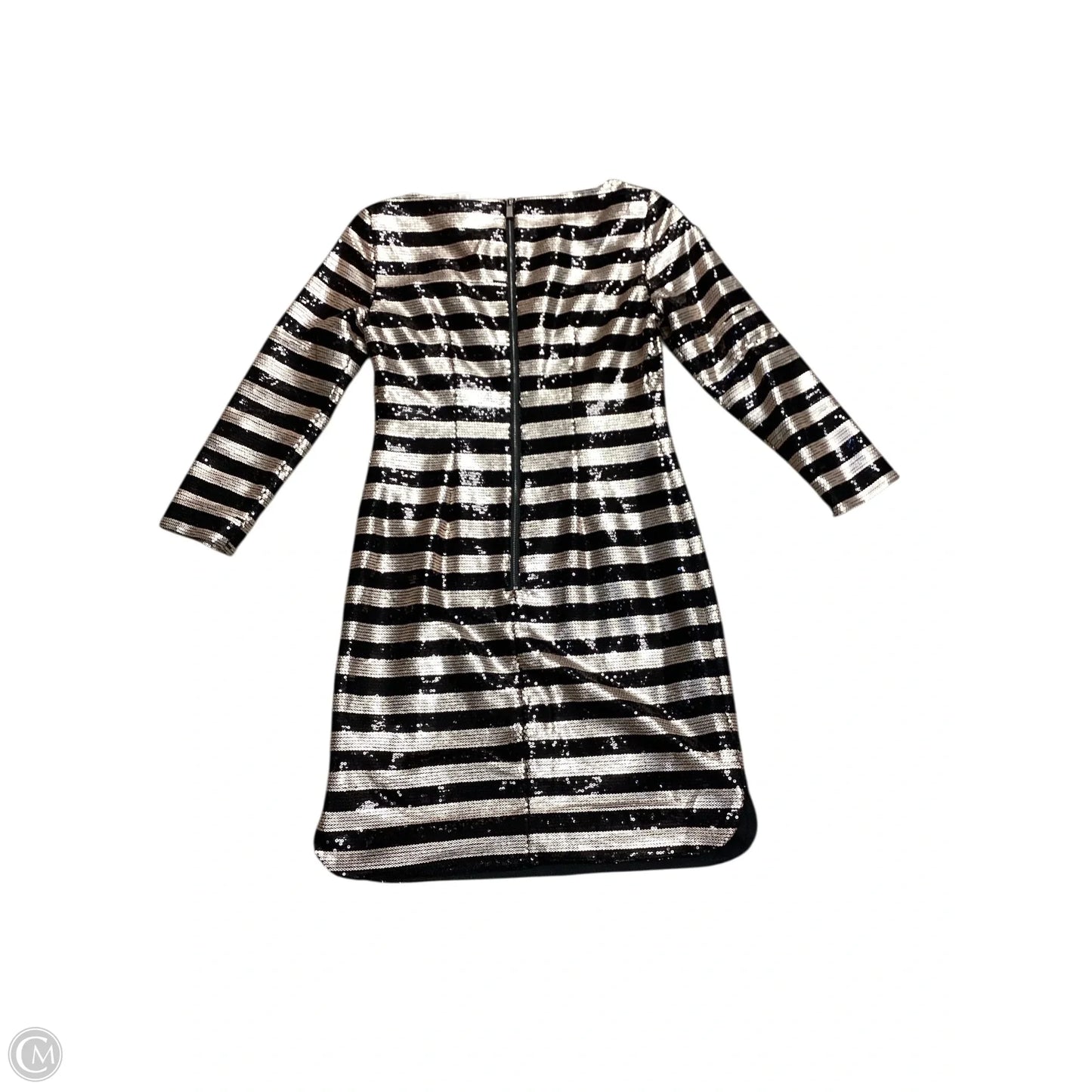 Dress Party Short By Vince Camuto In Black & Gold, Size: 0