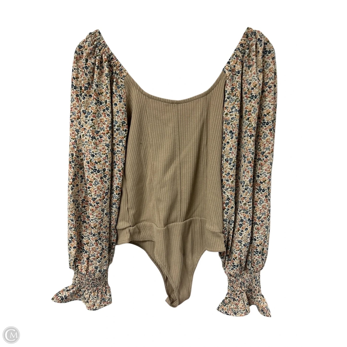 Bodysuit By Promesa In Floral Print, Size: M