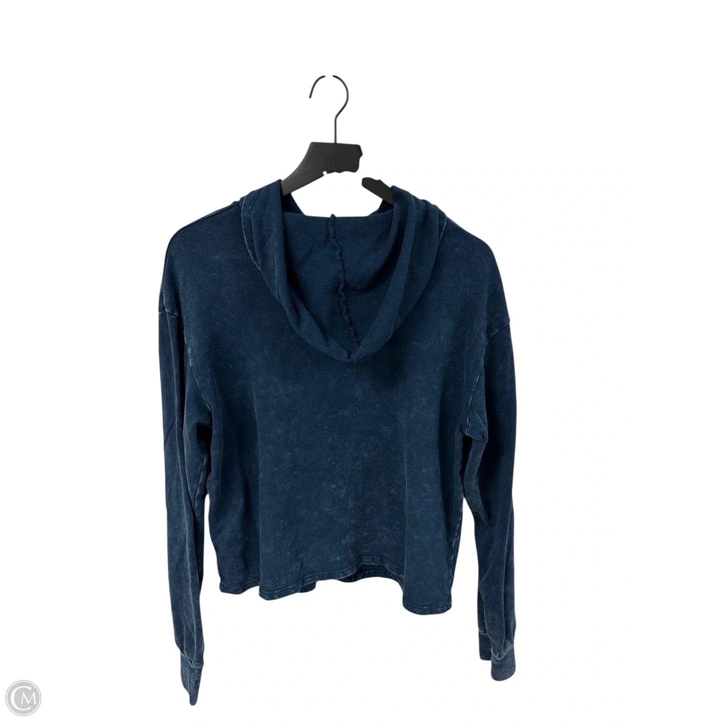 Sweatshirt Hoodie By Caution To The Wind In Navy, Size: M