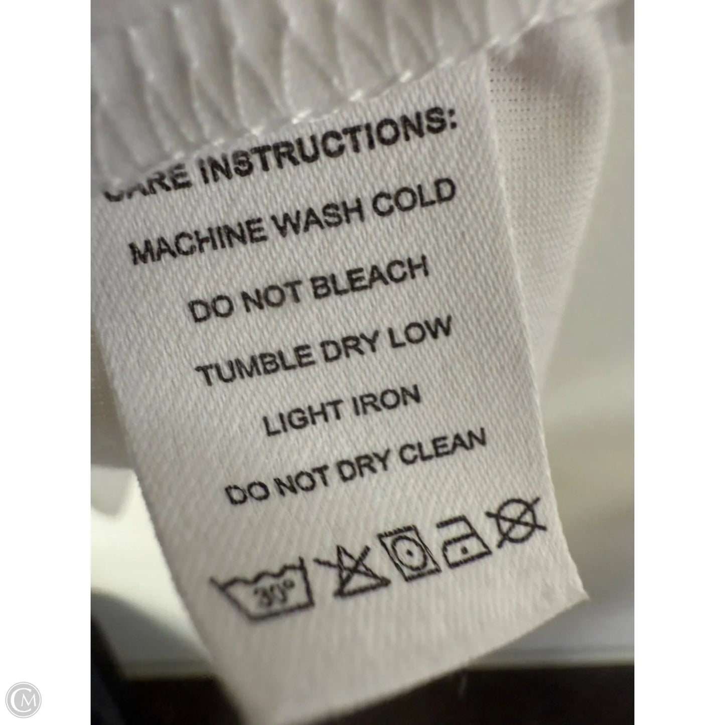 Top Short Sleeve Basic By Cmf In White, Size: Xl