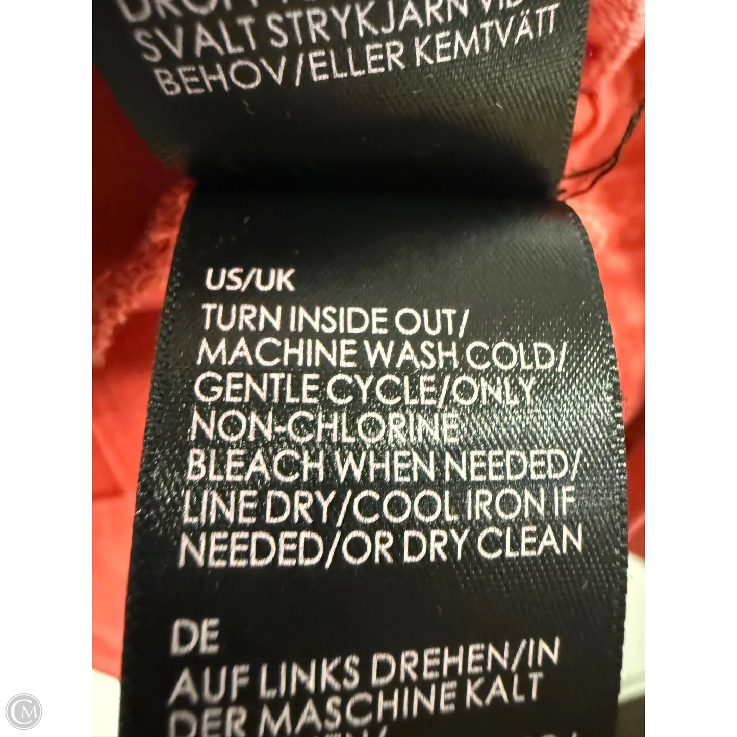 Jacket Denim By Liverpool In Orange Denim, Size: Xl