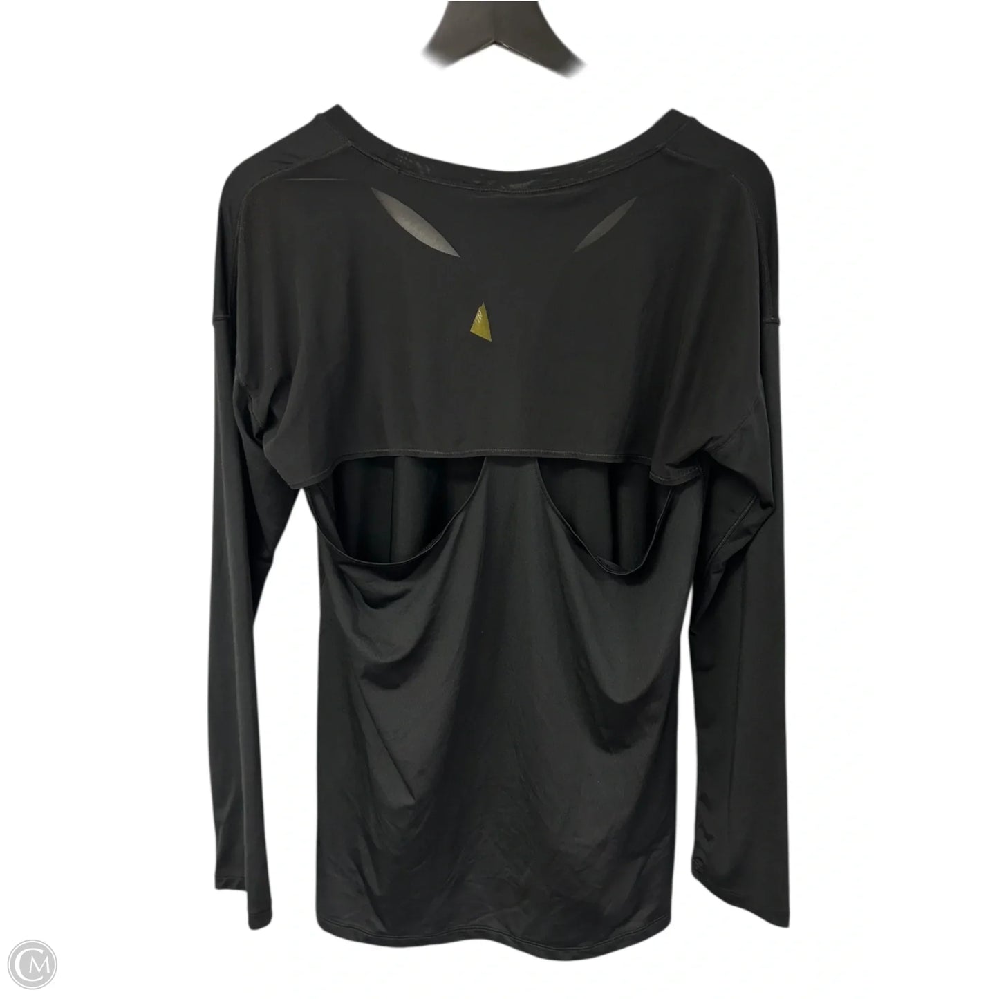 Athletic Top Long Sleeve Crewneck By Calia In Black, Size: M