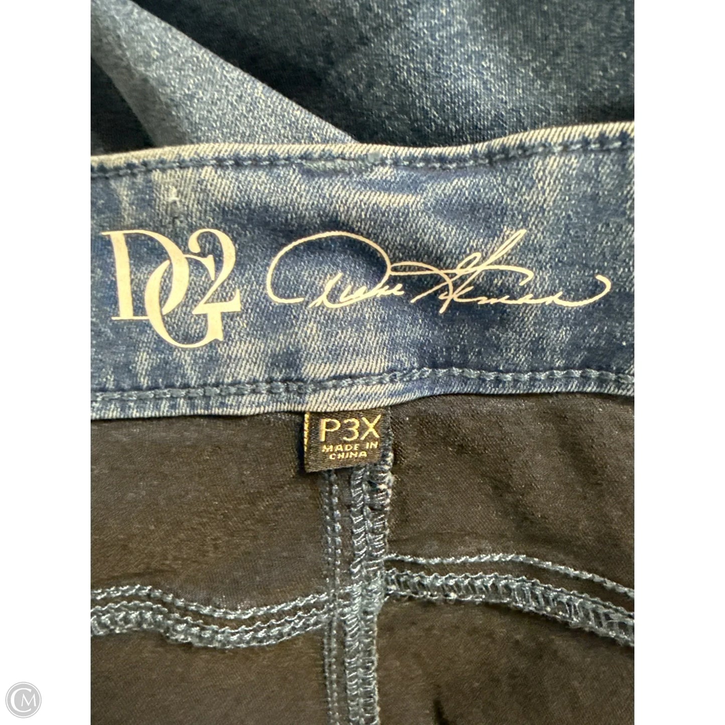 Jeans Skinny By Dg2 In Blue Denim, Size: 3x