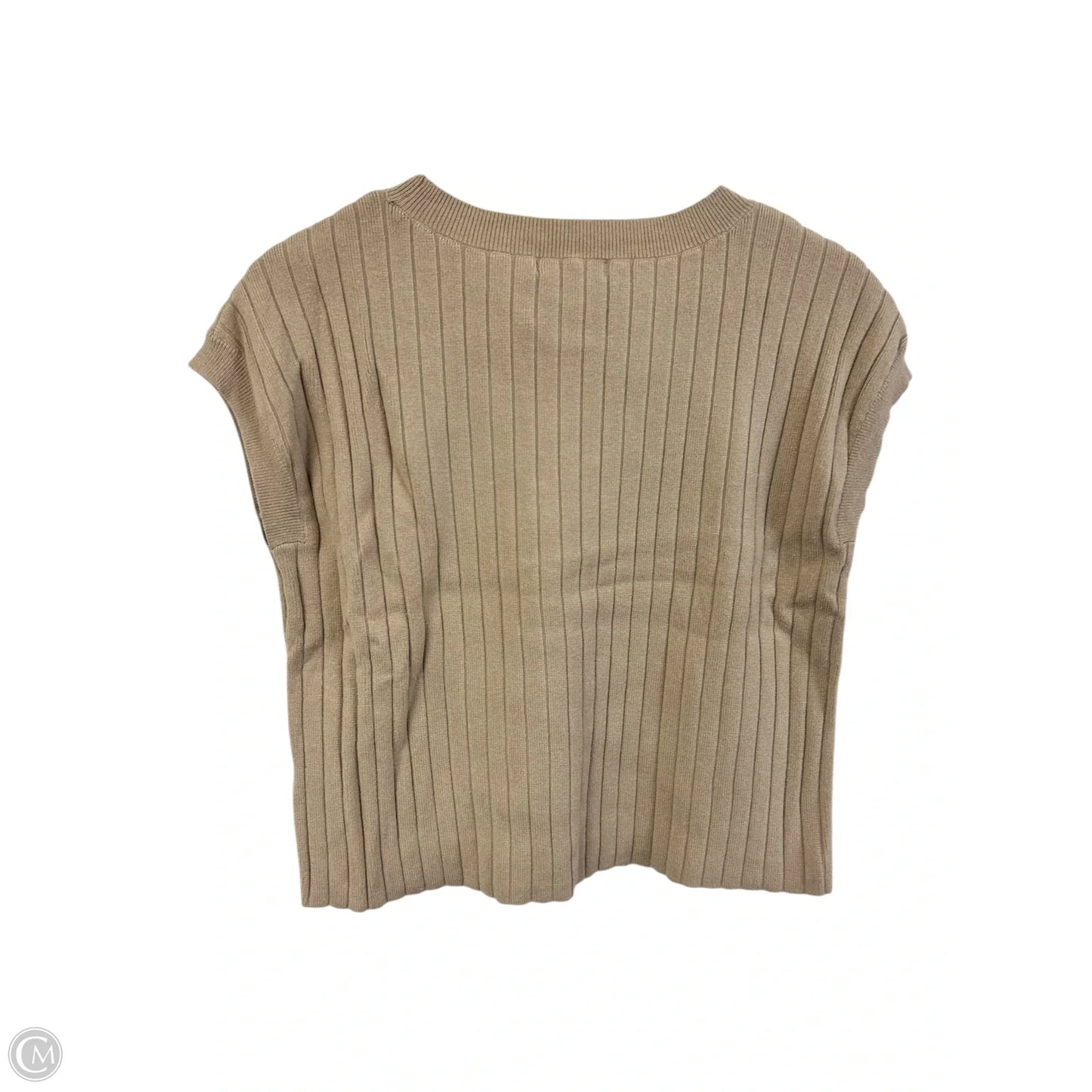 Sweater Short Sleeve By Sincerely Jules In Tan, Size: M